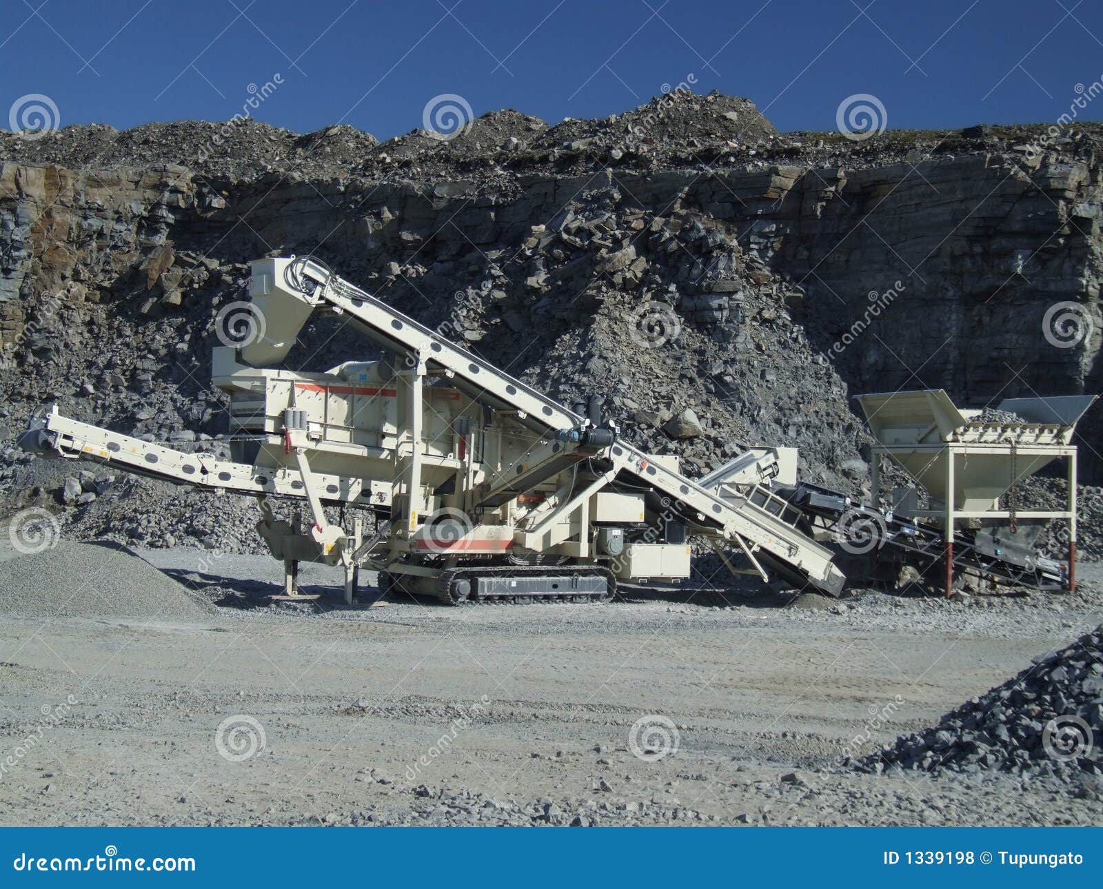 Quarry Conveyor Belt Machine Stock Photo Image of belt, heavy 1339198
