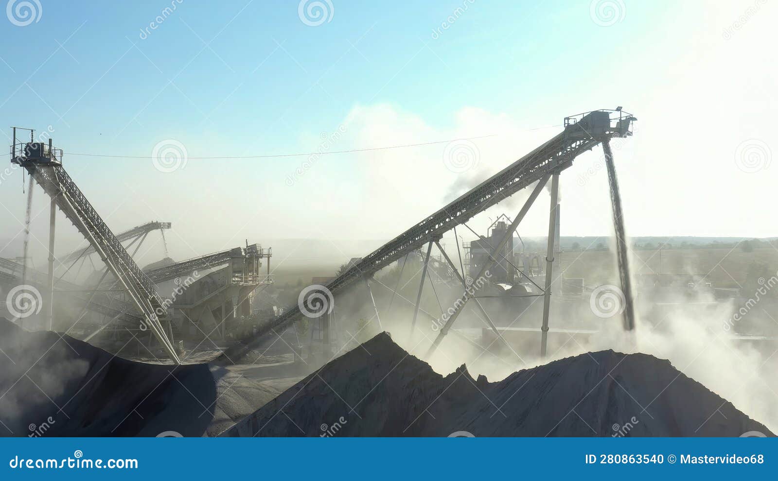 Quarry for the Extraction of Granite. Granite Quarry. Stock Photo Image of block, landscape