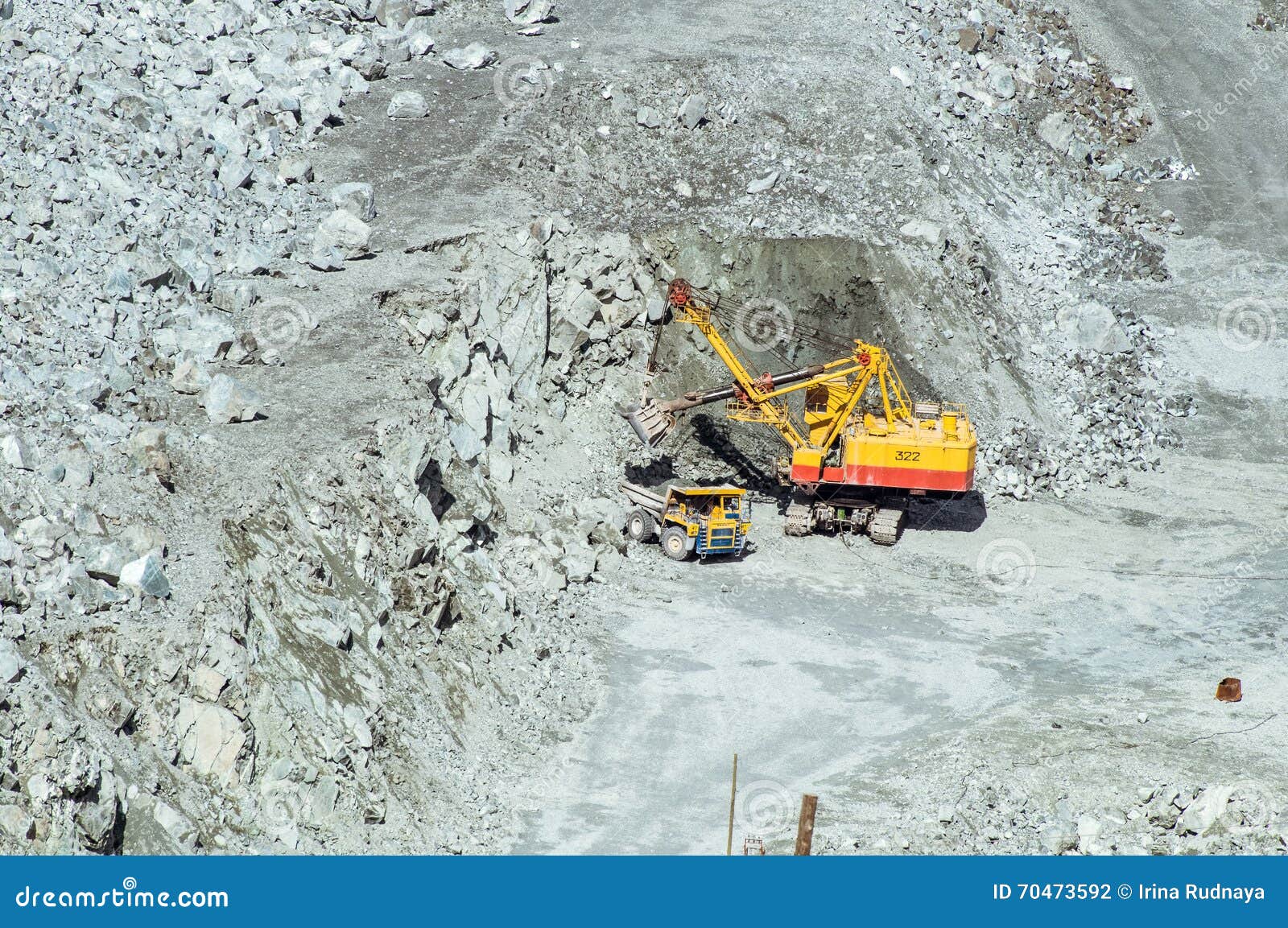 Quarry Mining Of Asbestos, Urals, Russia Editorial Photography Image