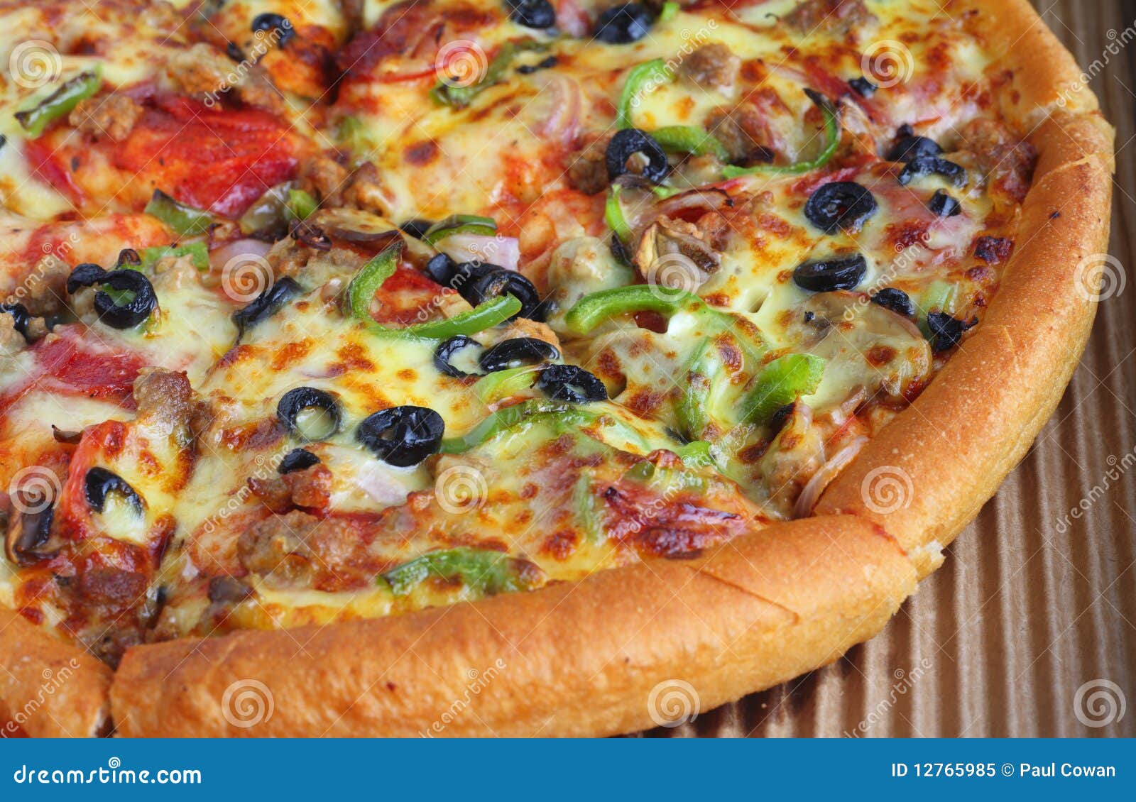 Quarter of a pizza stock image. Image of minced, fast 12765985