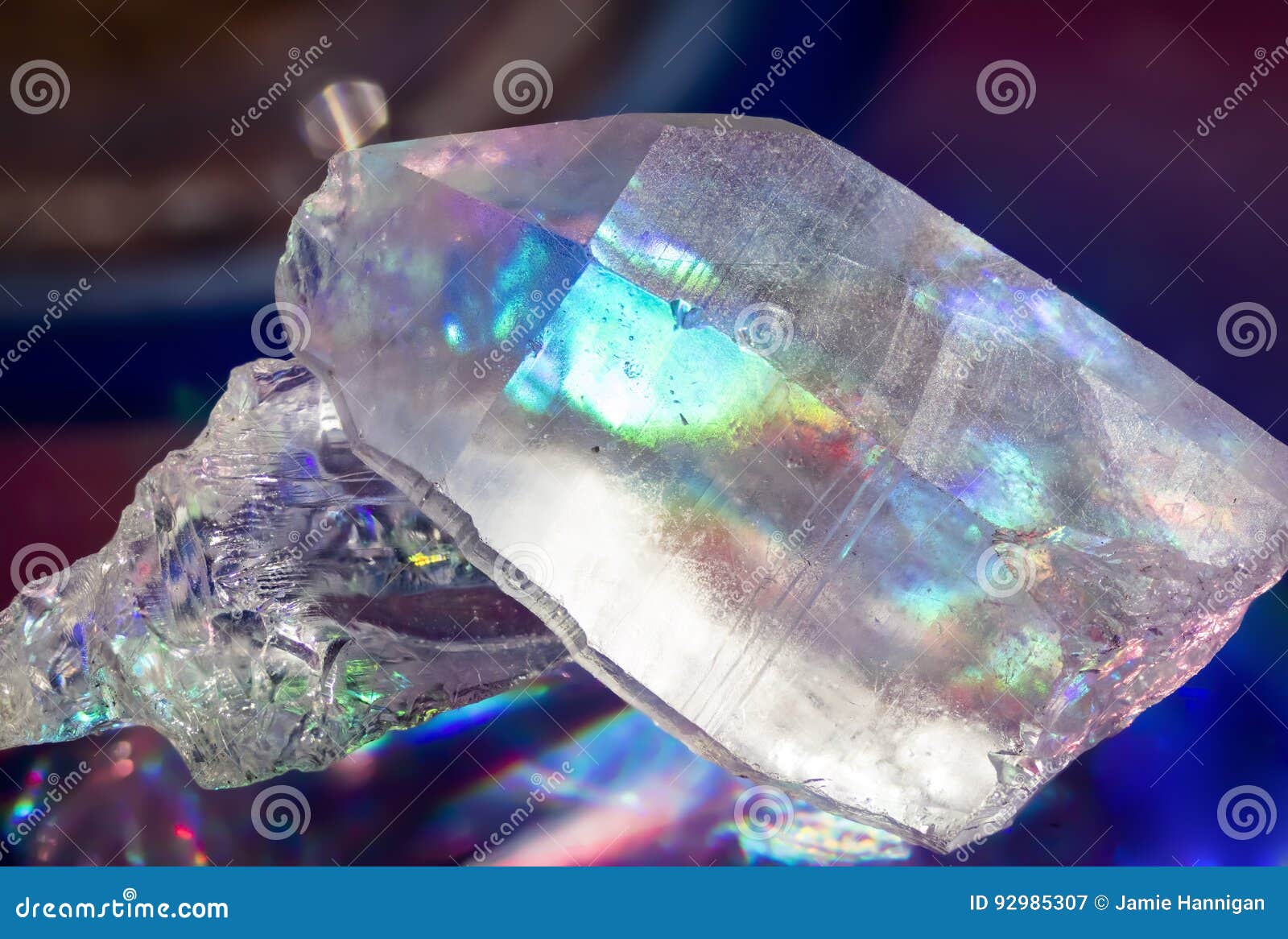 Quartz Crystal Rainbows stock image. Image of crystal 92985307