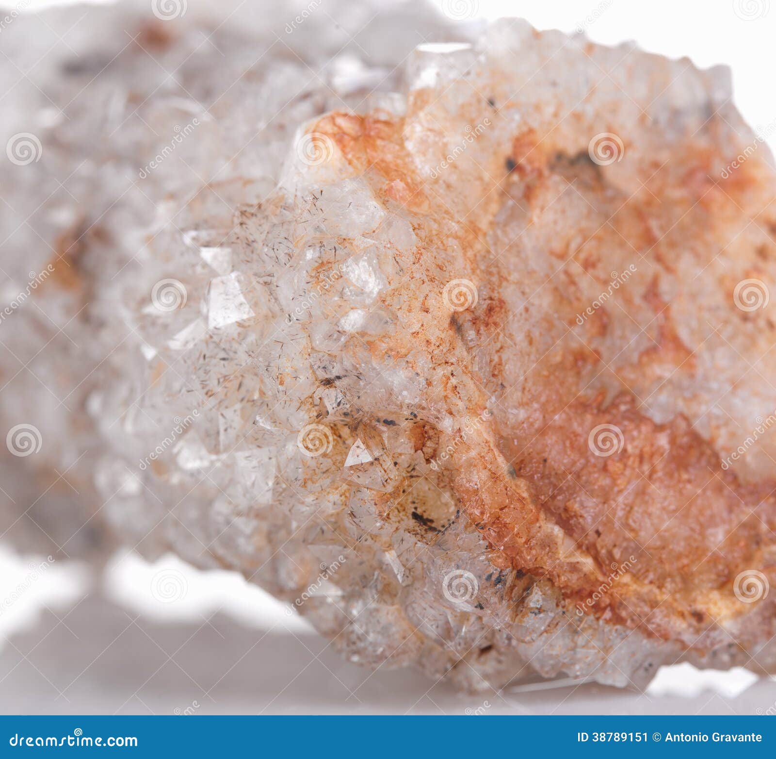Quartz crystal stock image. Image of isolated, crystal - 38789151