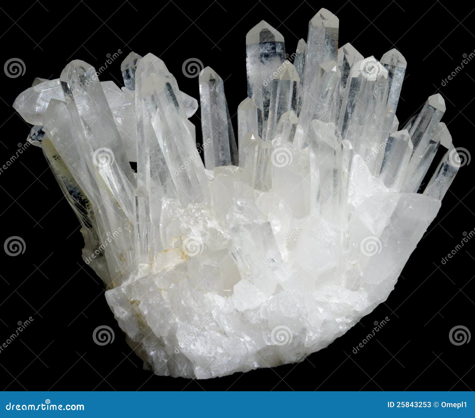 Quartz Crystals stock image. Image of silicates, inclusions 25843253