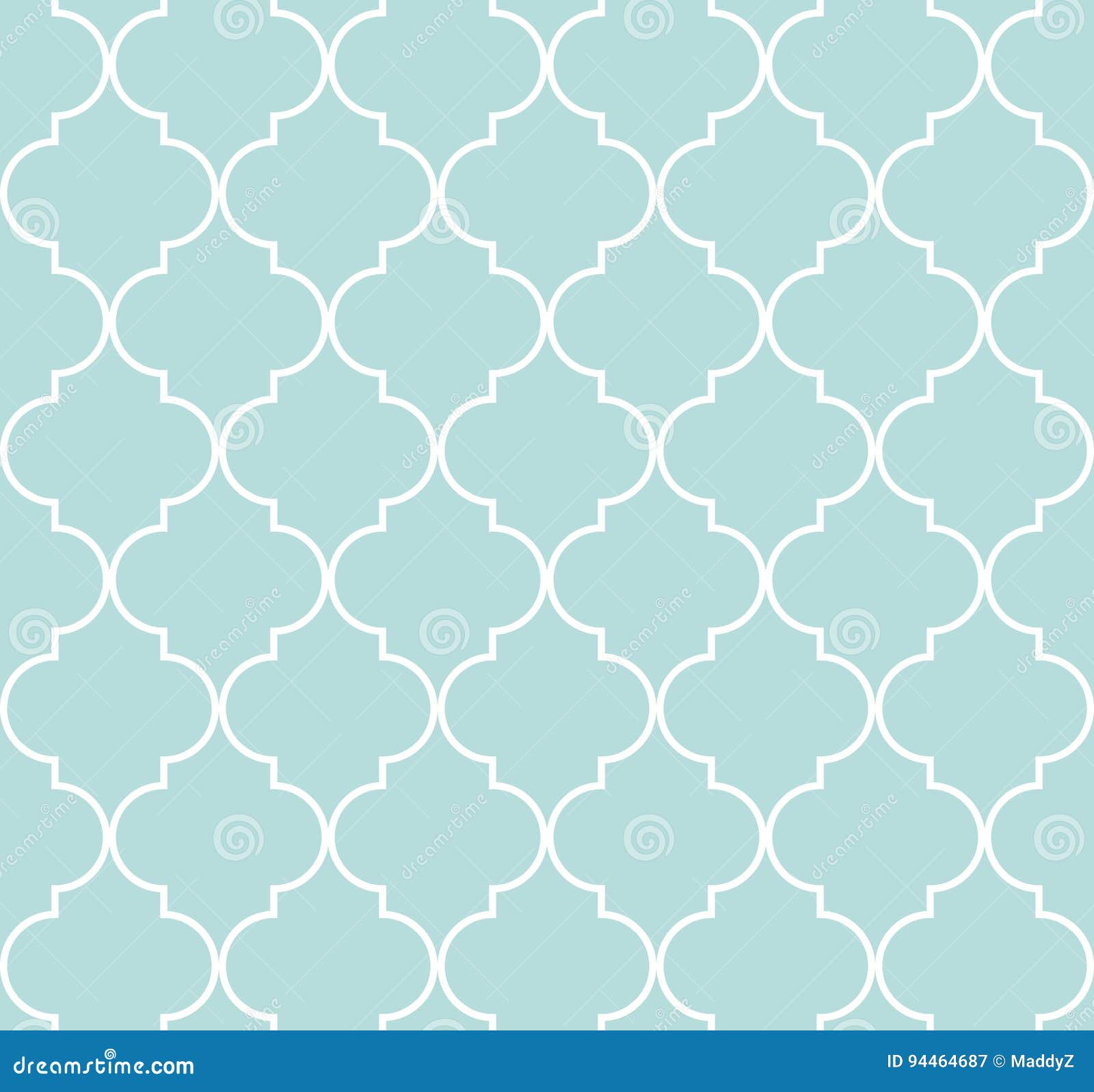 quatrefoil geometric seamless pattern