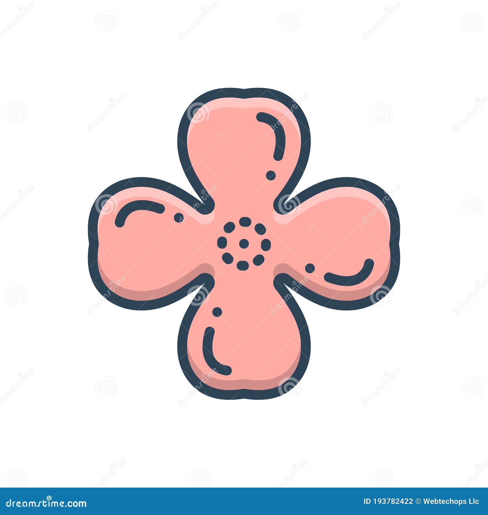 color  icon for quatrefoil,  and e