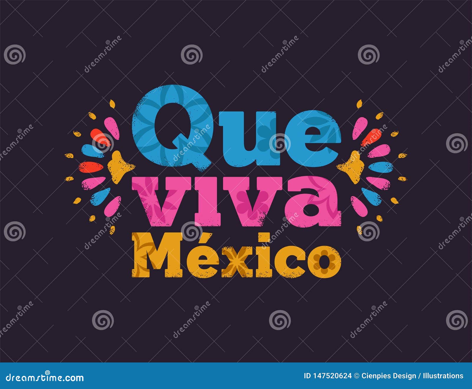 que viva mexico text quote for mexican holiday