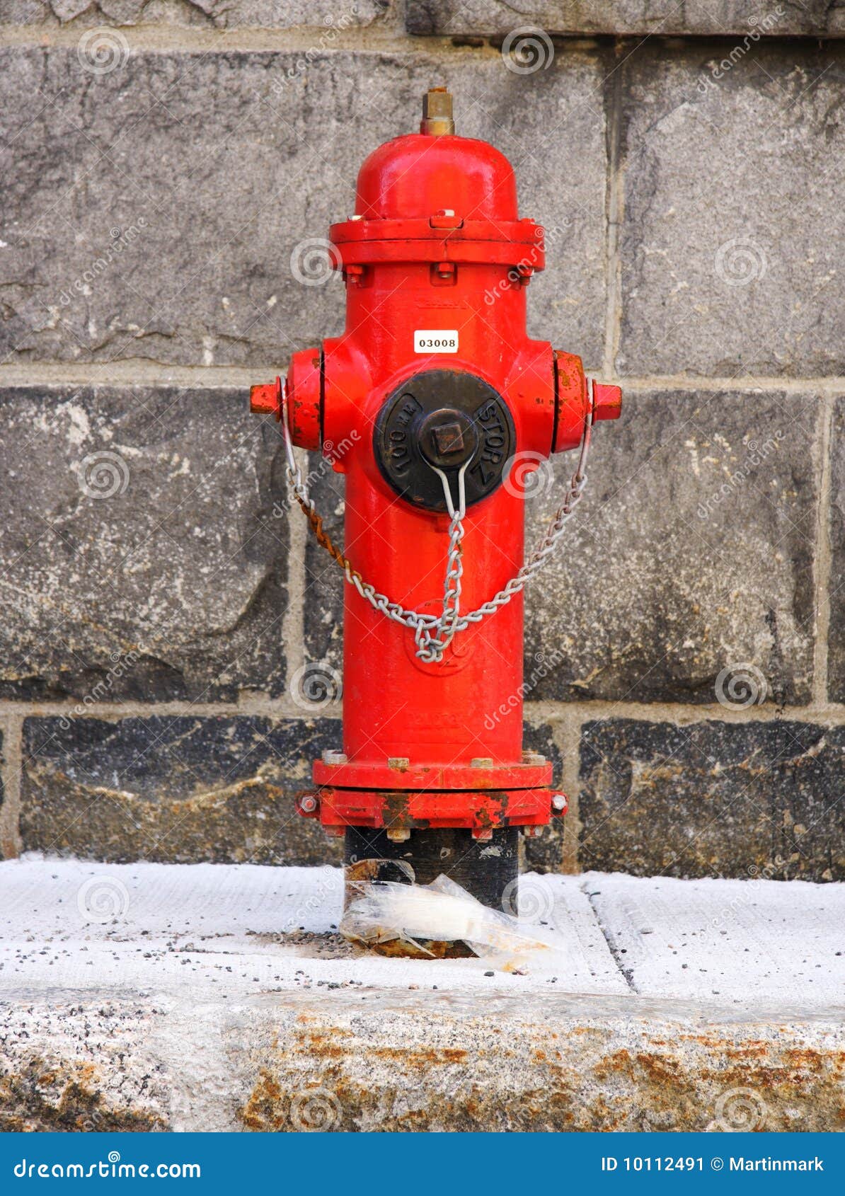 Quebec City Red Fire Hydrant Stock Image Image of dangerous