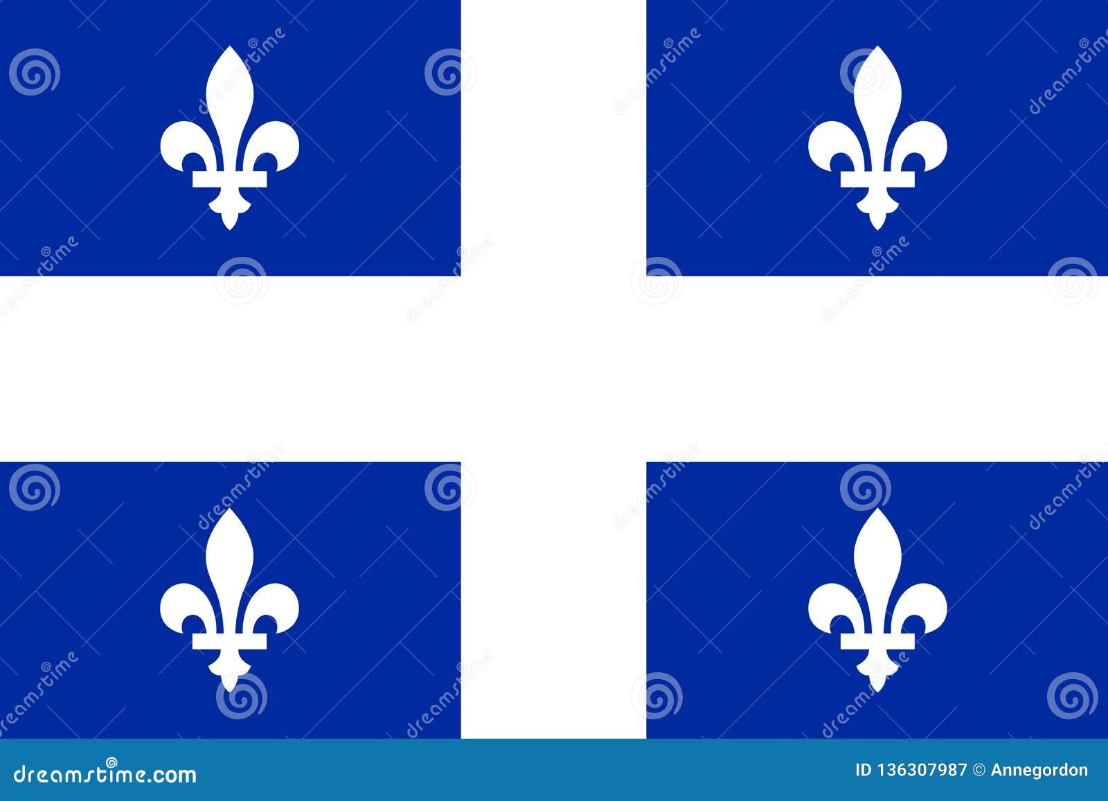 Quebec Flag Illustrations & Vectors