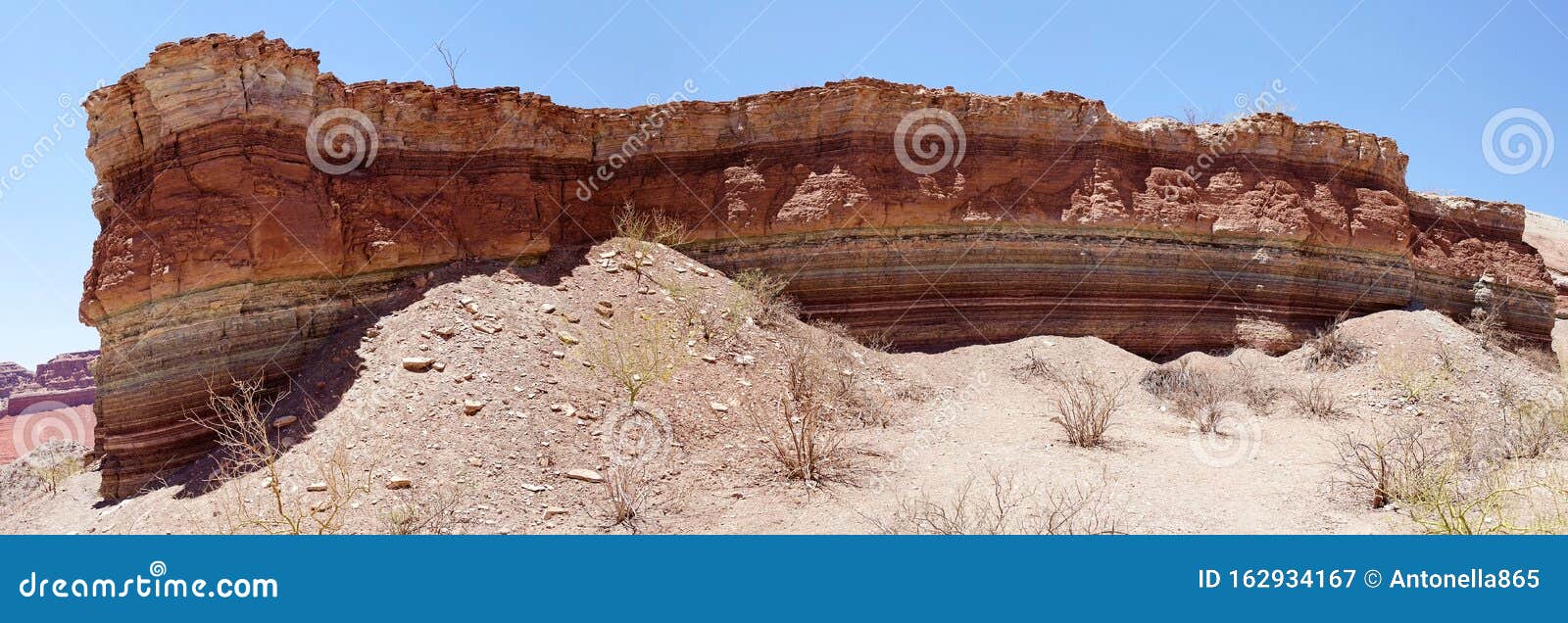 quebrada de las conchas in the calchaqui valley, argentina