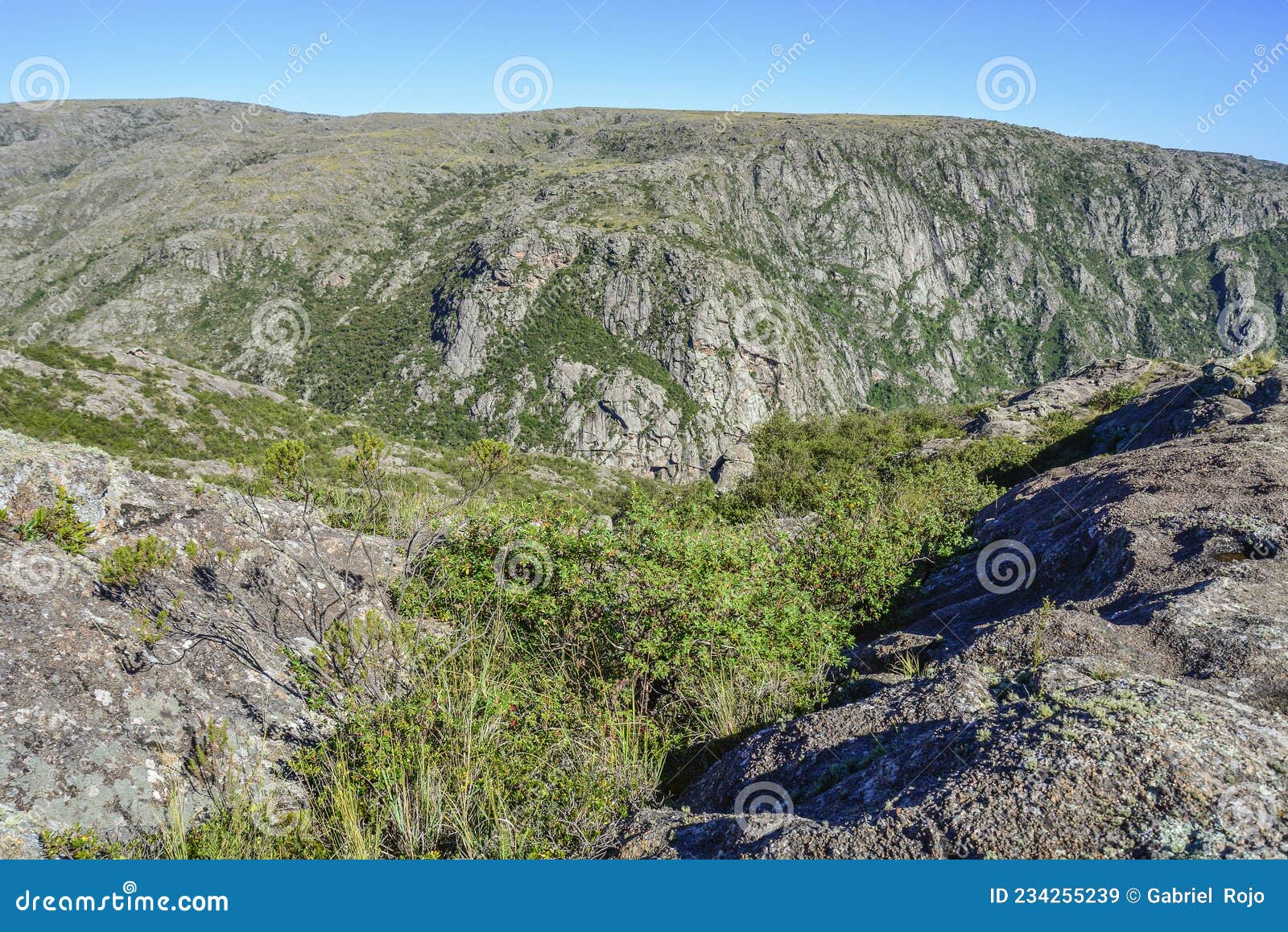 Quebrada Del Condorito Parque Nacional Paisaje Cordoba Provincia Imagen De Archivo Imagen De