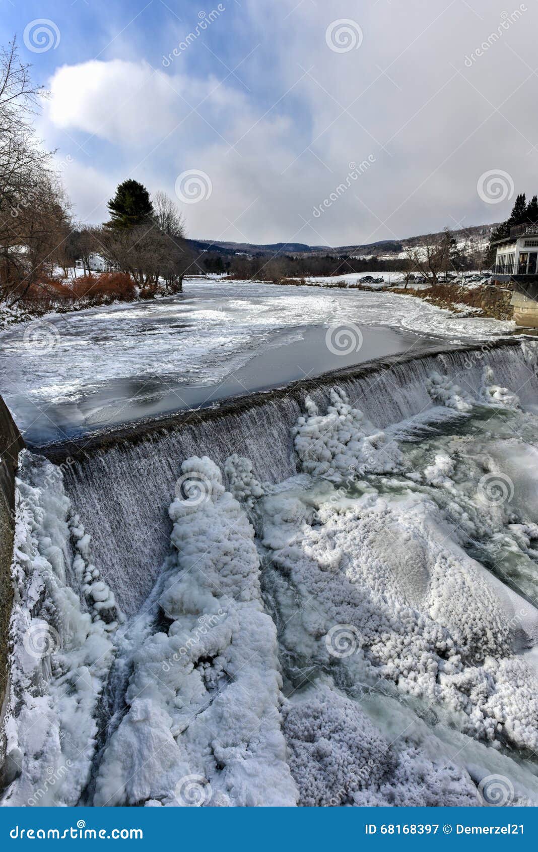 Quechee River Vermont stock image. Image of nature 68168397