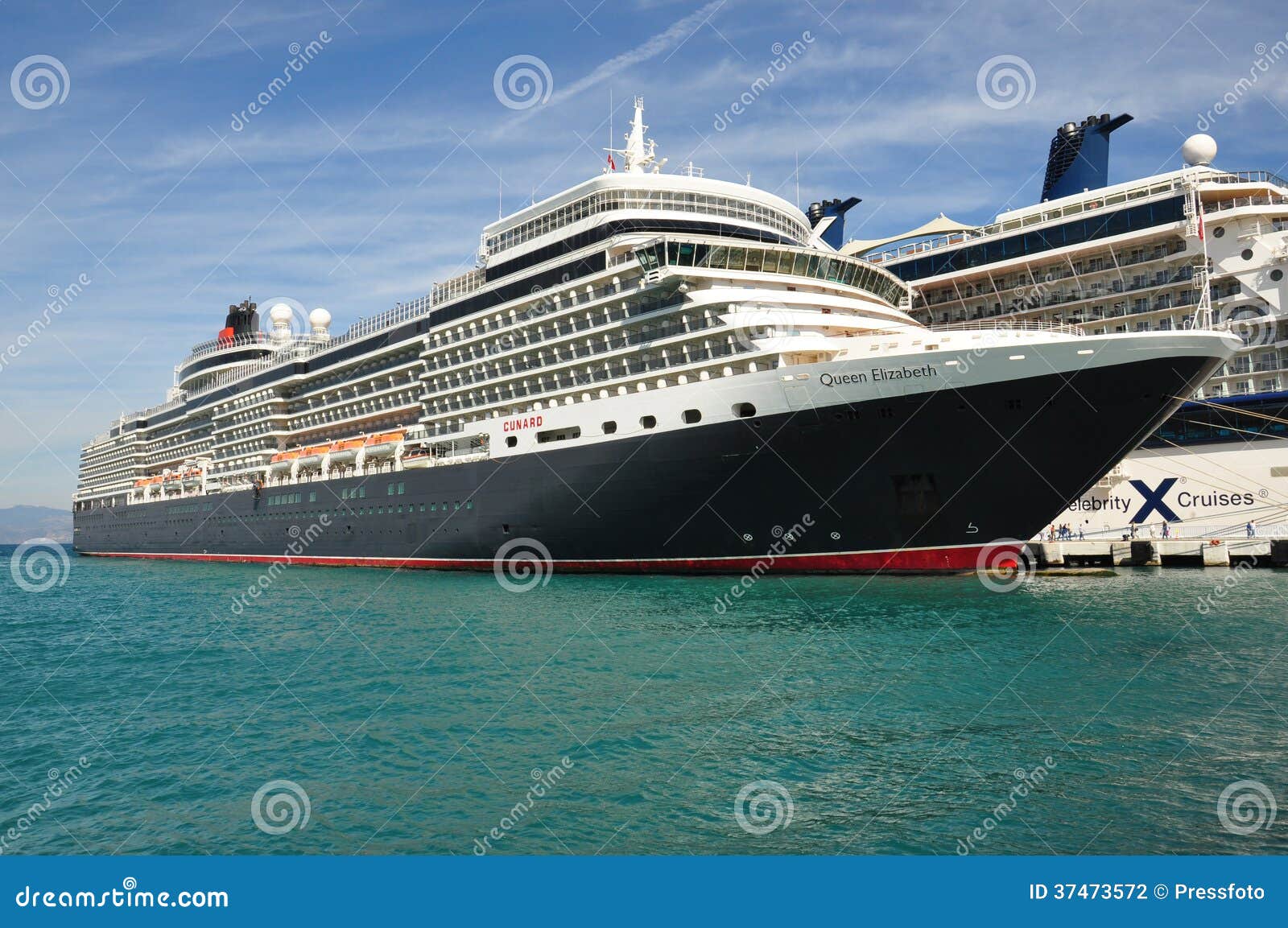 Queen Elizabeth liner editorial photography. Image of elizabeth 37473572