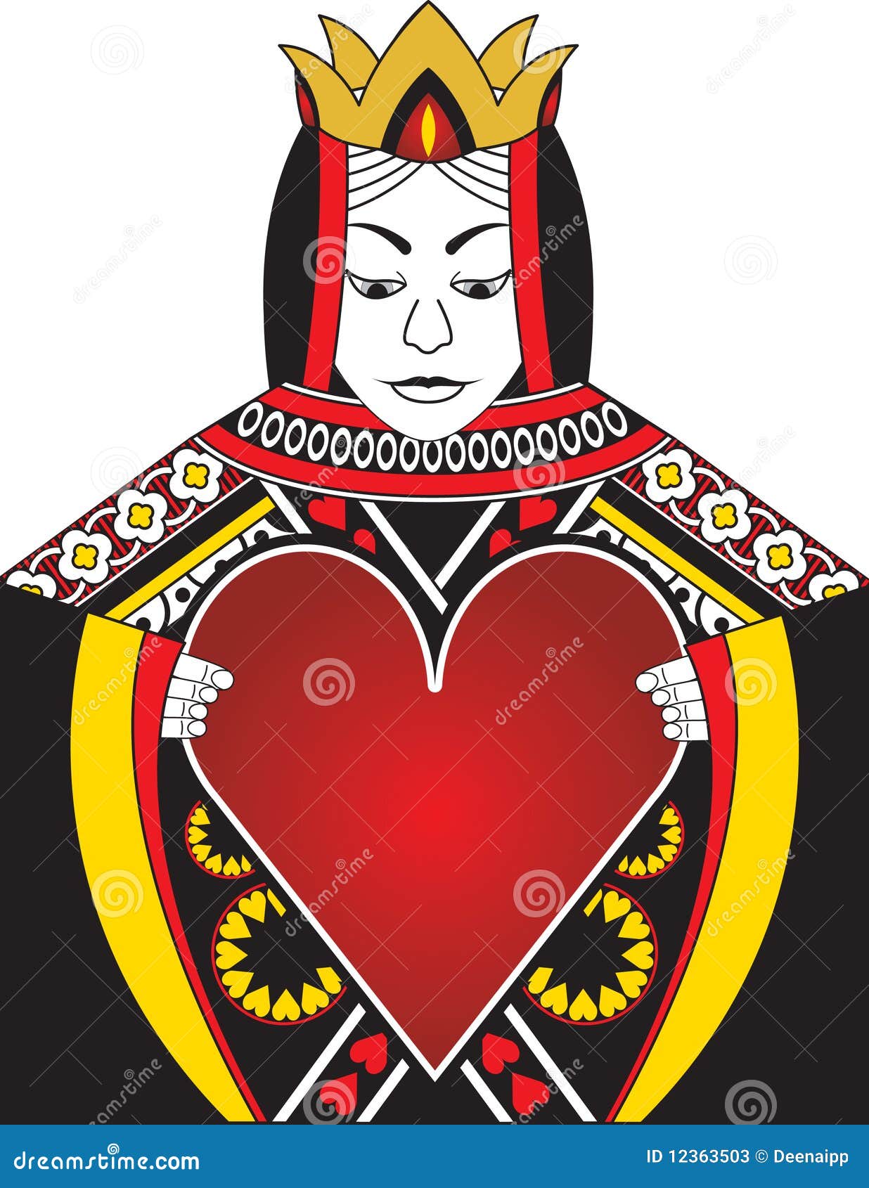 Queen Of Hearts Clip Art