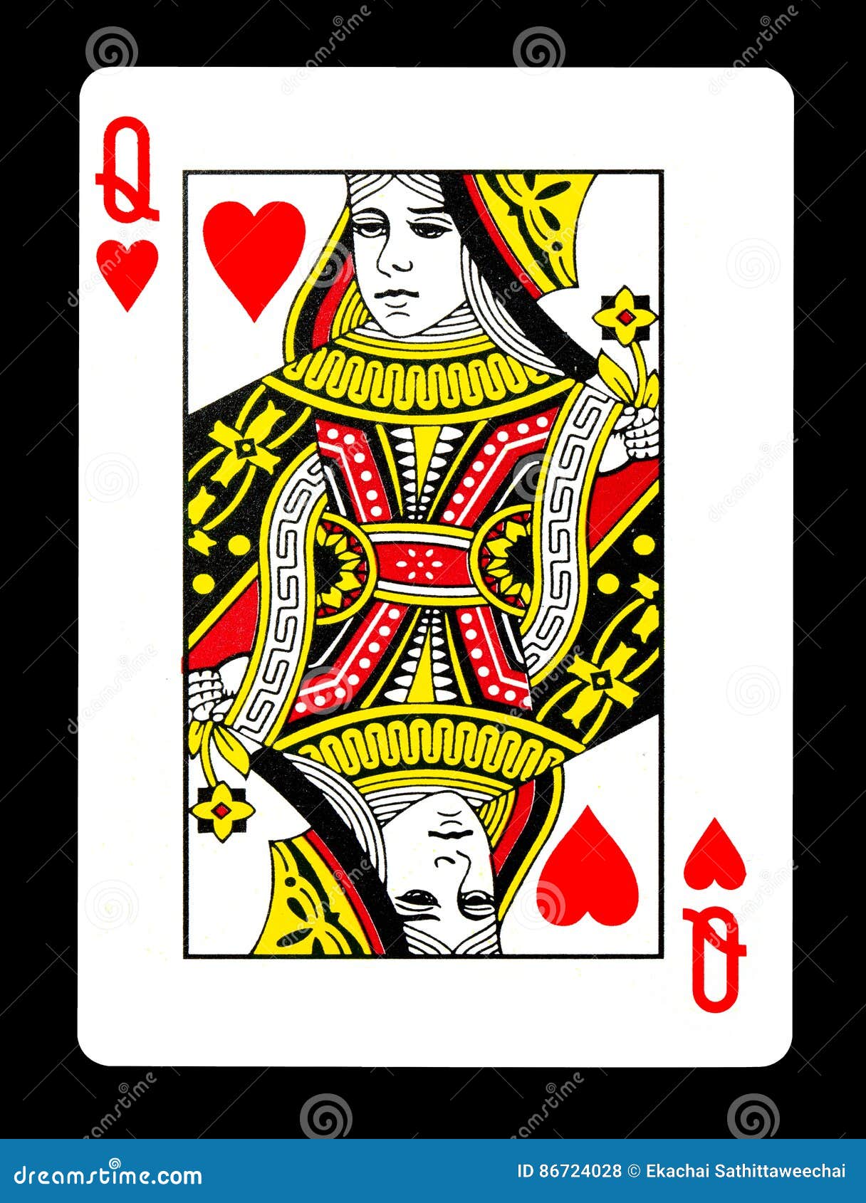 Set of Three Jack, Queen and King Playing Card Collages - Multi