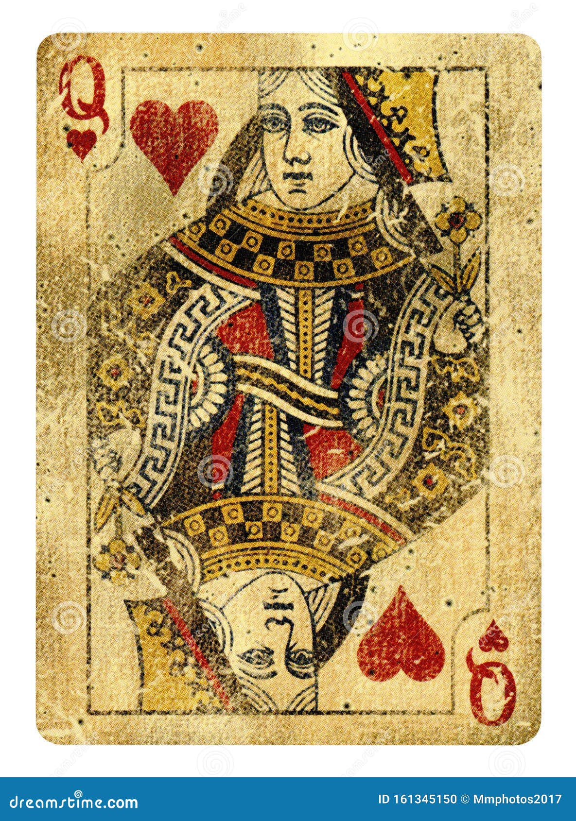 Printable Queen Of Hearts Playing Card