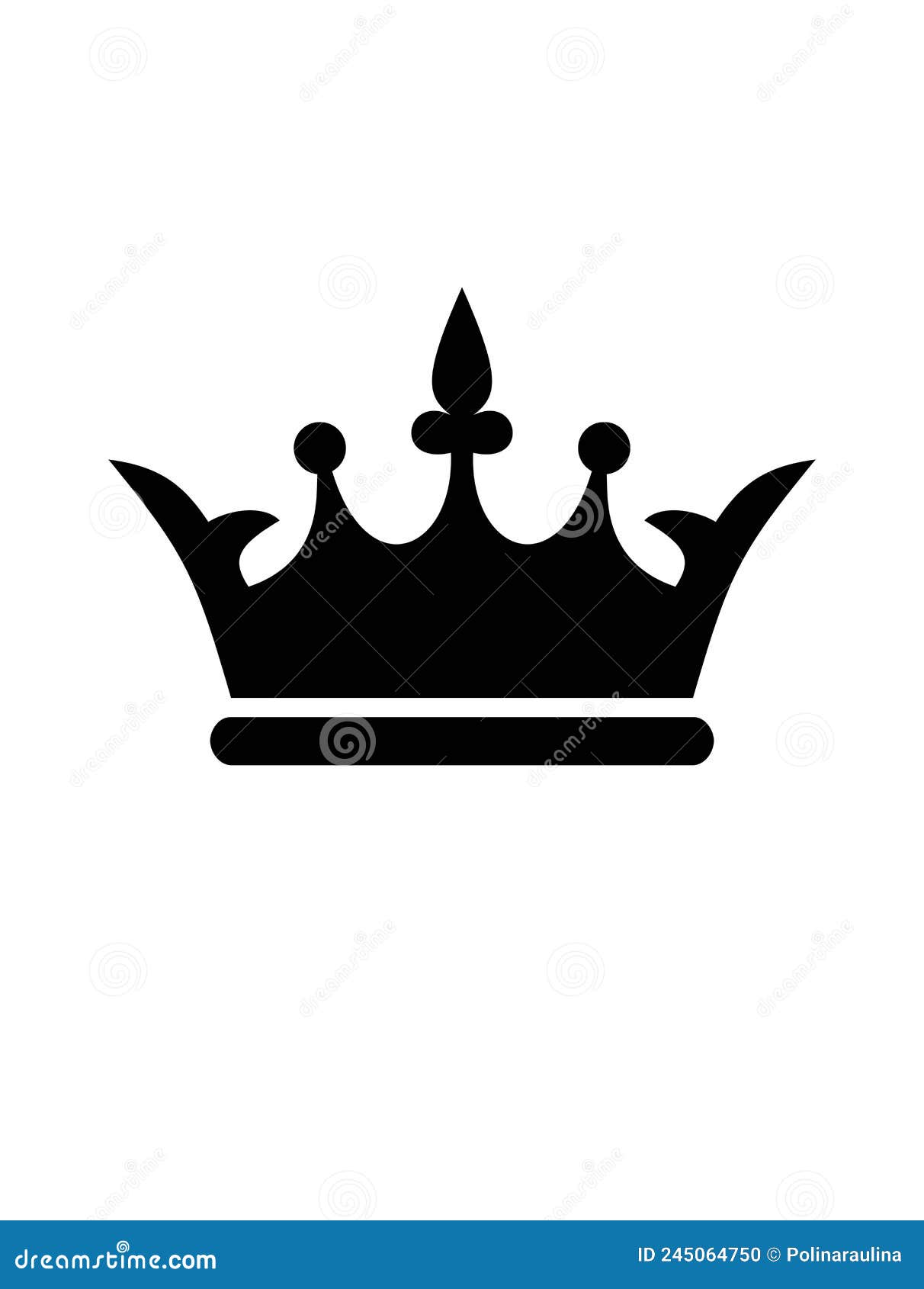 Queen King Prince Princess Crown Silhouette Icon Sign Stock Vector -  Illustration of corona, designq: 245064750