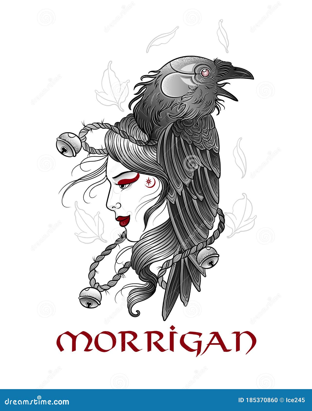 MORRIGAN  triple celtic ravens  original design by Jen Delyth  Vintage  Heather Womens T
