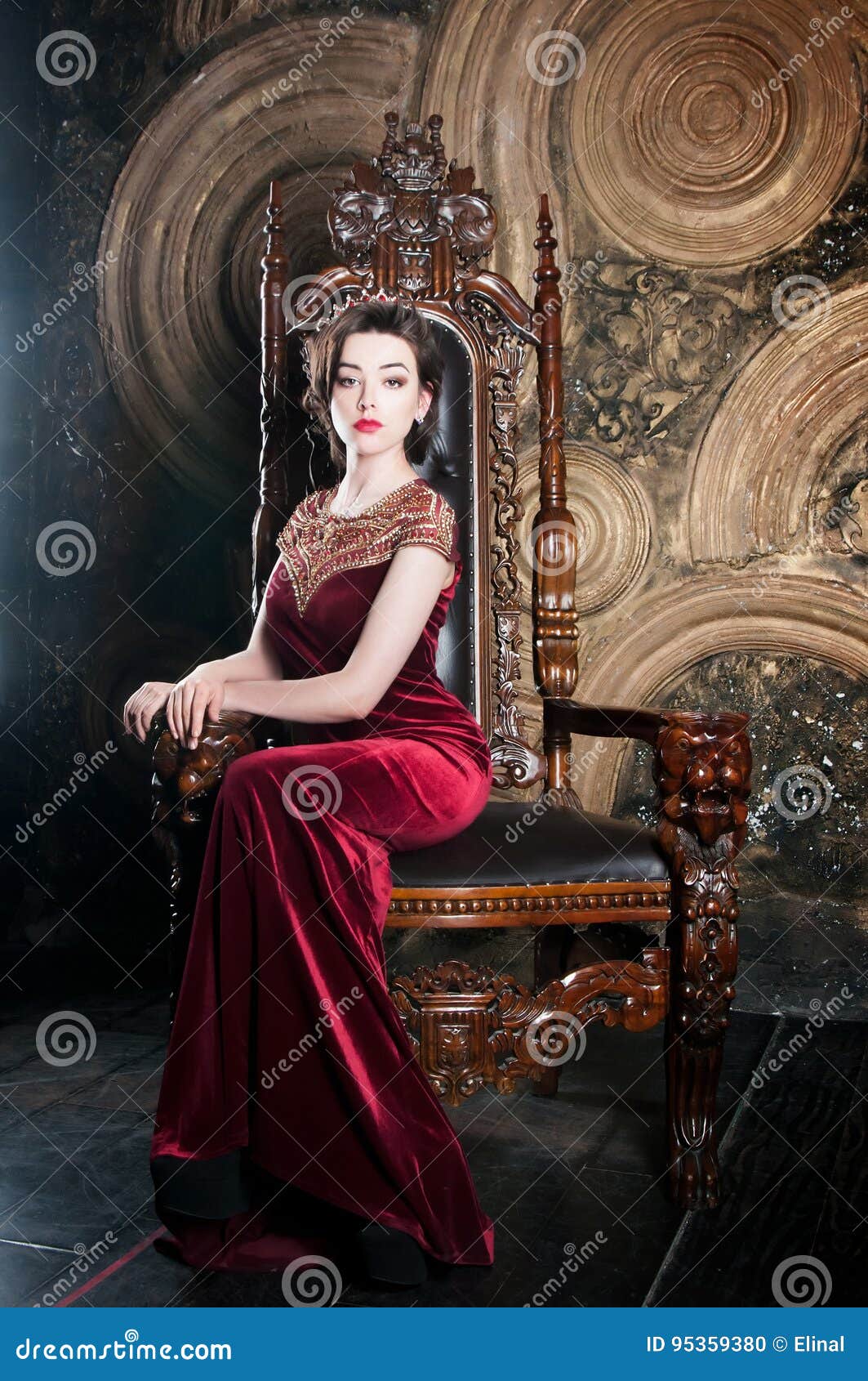 Queen On Throne