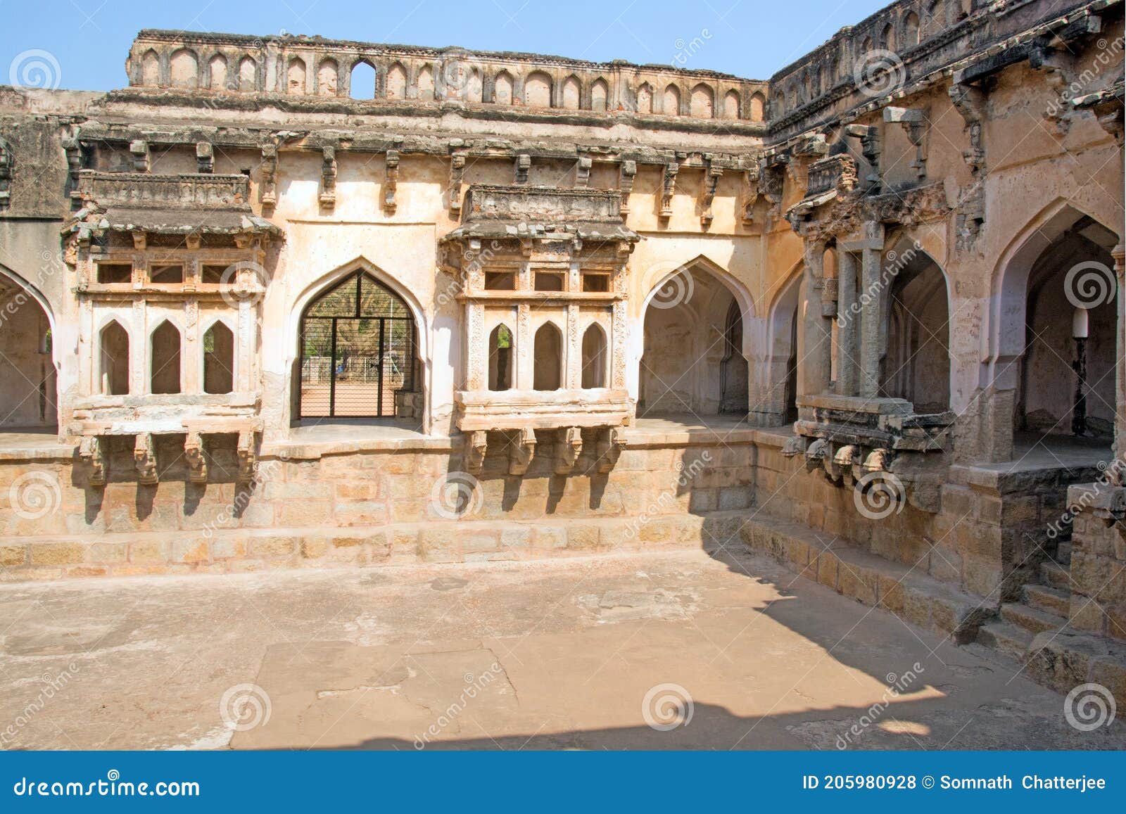 Queens Bath Hampi Karnataka India Editorial Stock Photo Image of