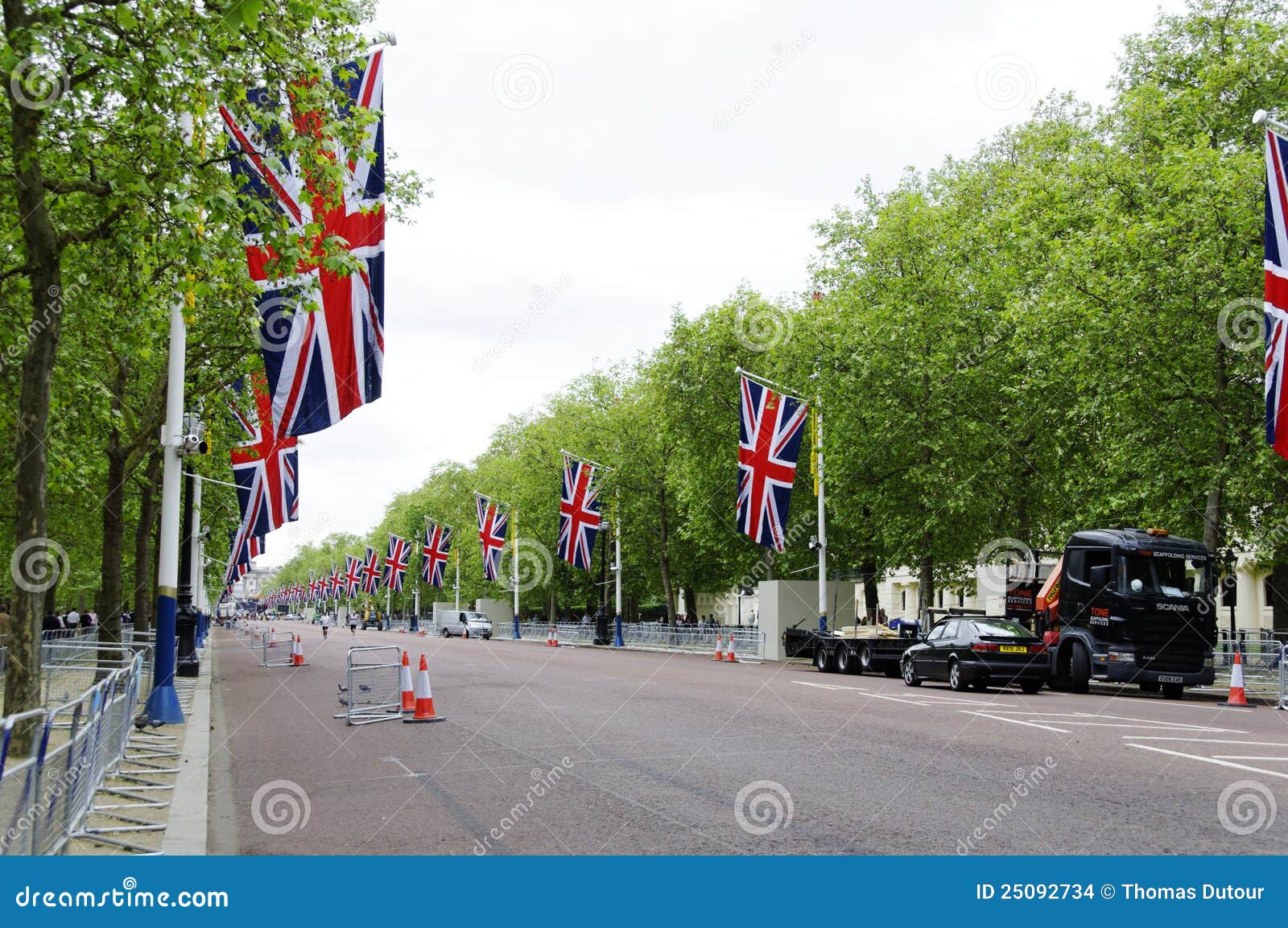 Queen S Diamond Jubilee Decoration and Preparation Editorial Stock