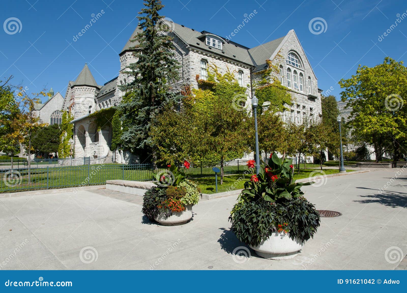 Queen`s University Kingston Canada Stock Photo Image of historic