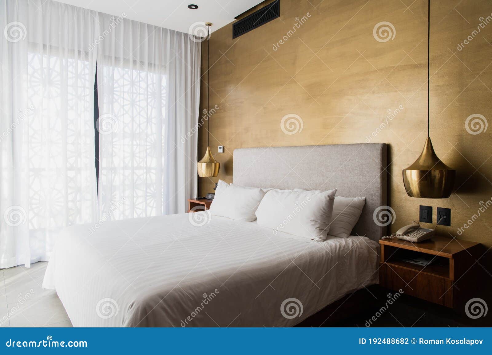 runner in front of bed