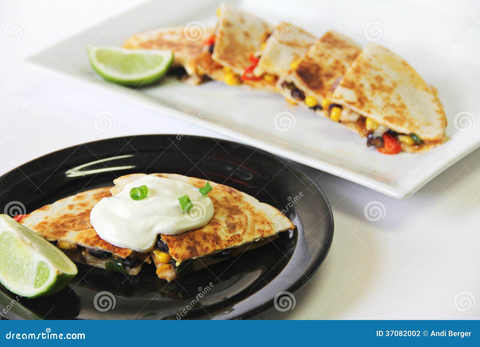 Quesadilla Healthy Appetizer Stock Photo Image of grilled, pepper
