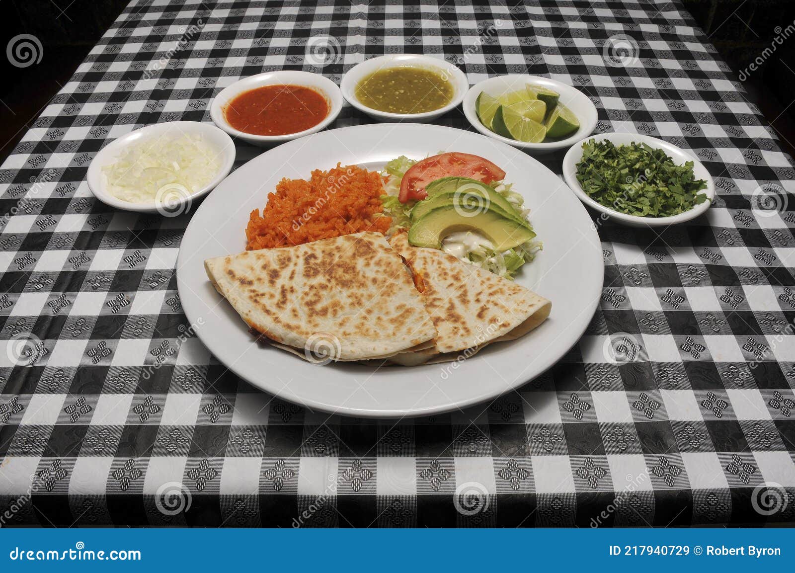 Quesadilla Mexicana Tradicional Imagen de archivo Imagen de relleno
