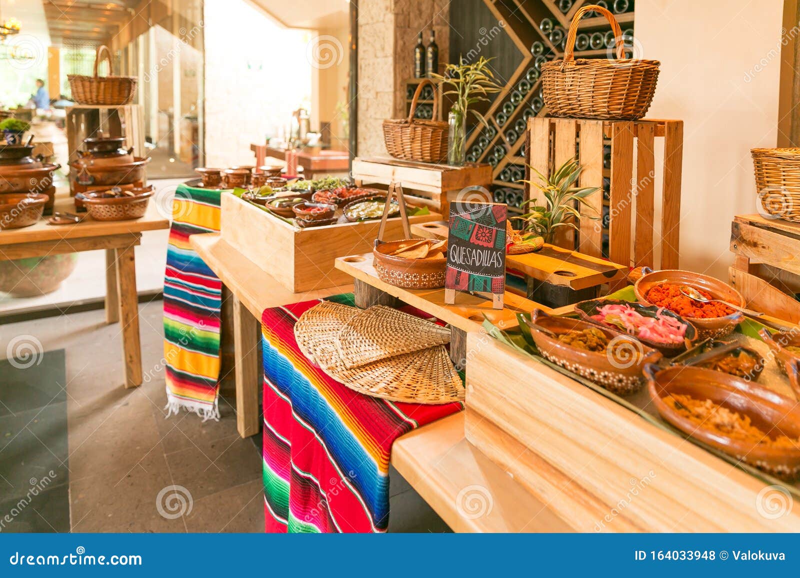 Quesadillas at Typical Mexican Breakfast Editorial Stock Photo - Image