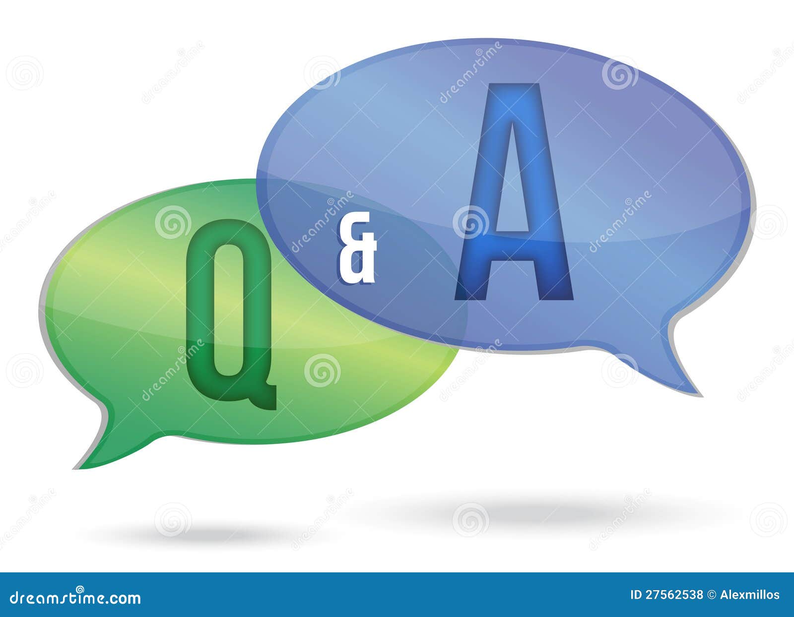 Question and answer stock illustration. Illustration of frequently