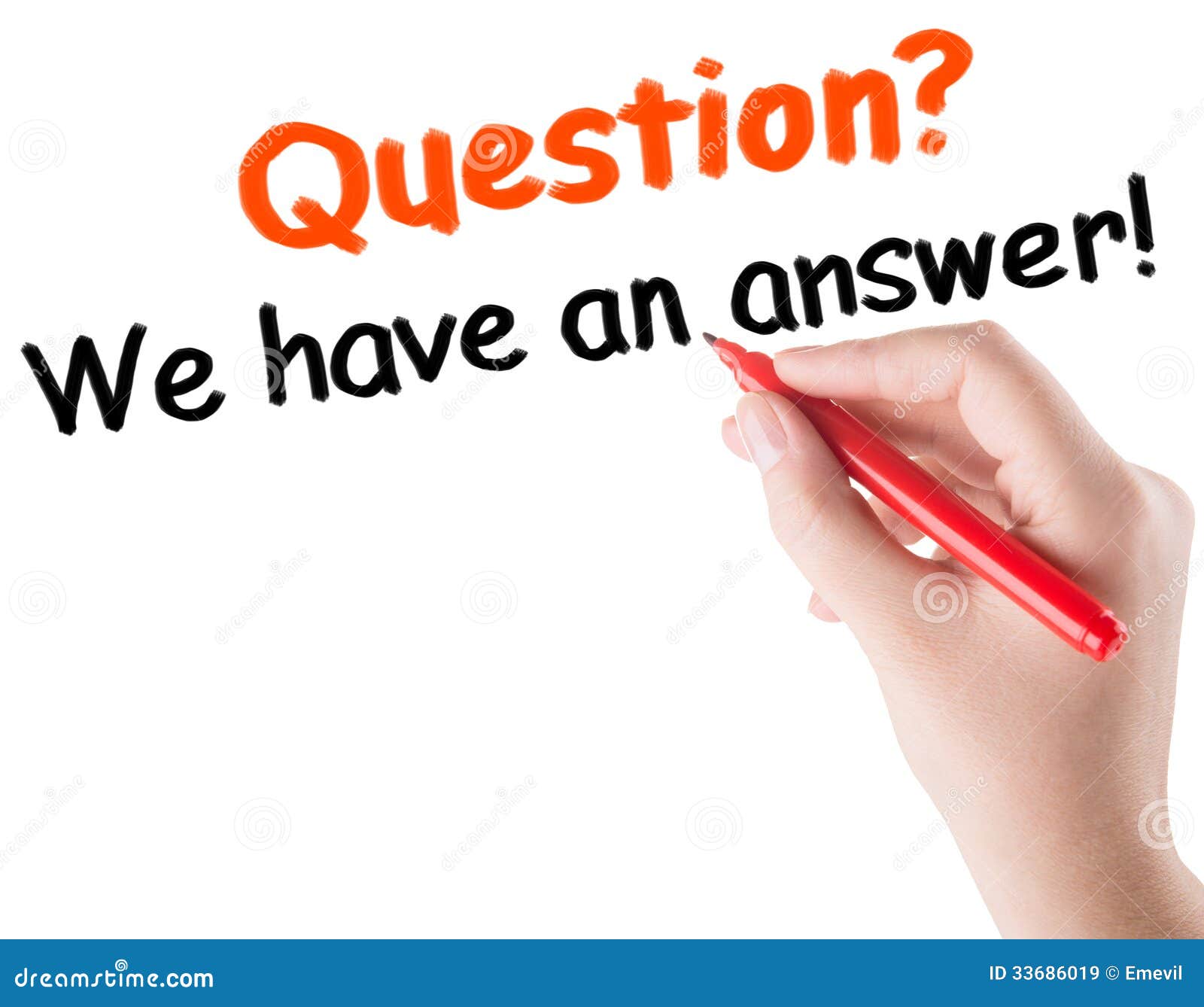 Question and Answer Concept Stock Image - Image of billboard, ideas