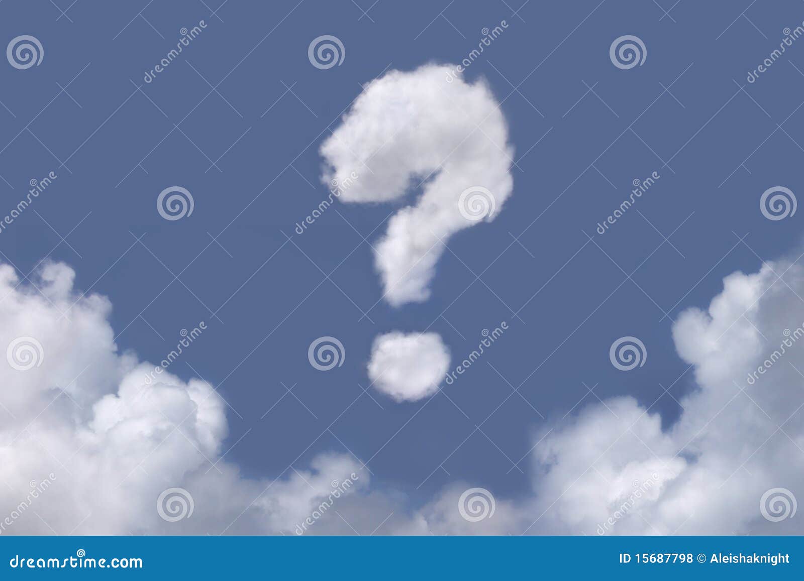 question mark cloud