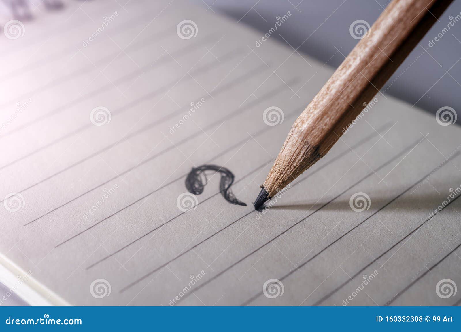 Question Mark Draw by Pencil on Paper Stock Photo Image of confused