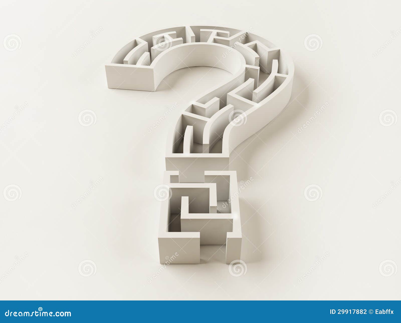 Question Mark Maze stock illustration. Illustration of contemplation