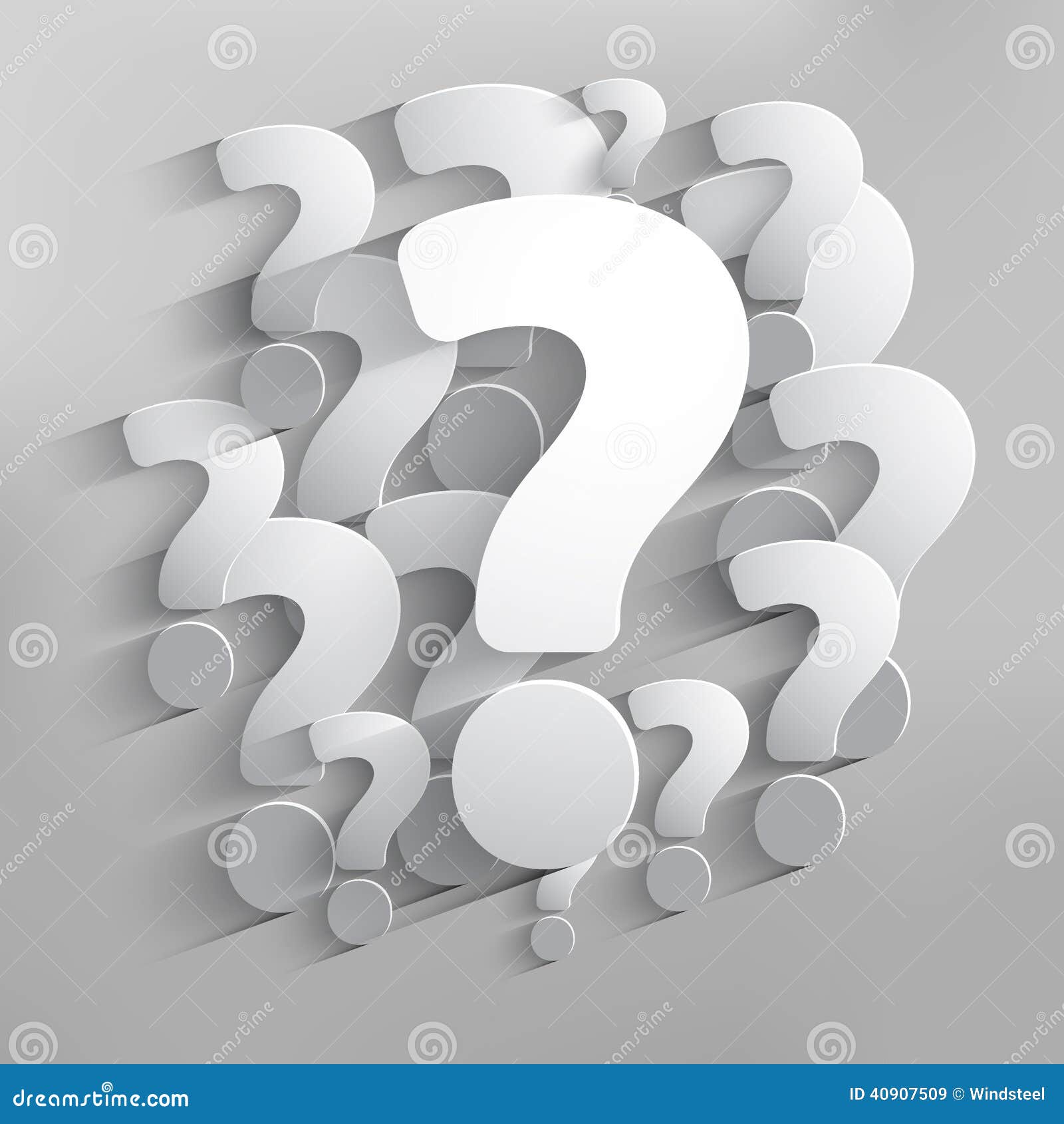 Question Mark Web Icon Background Stock Vector Illustration