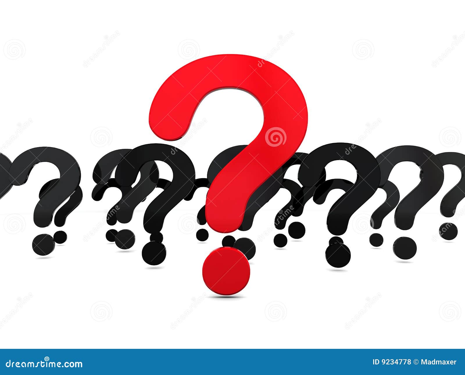 Question marks stock illustration. Illustration of problems - 9234778