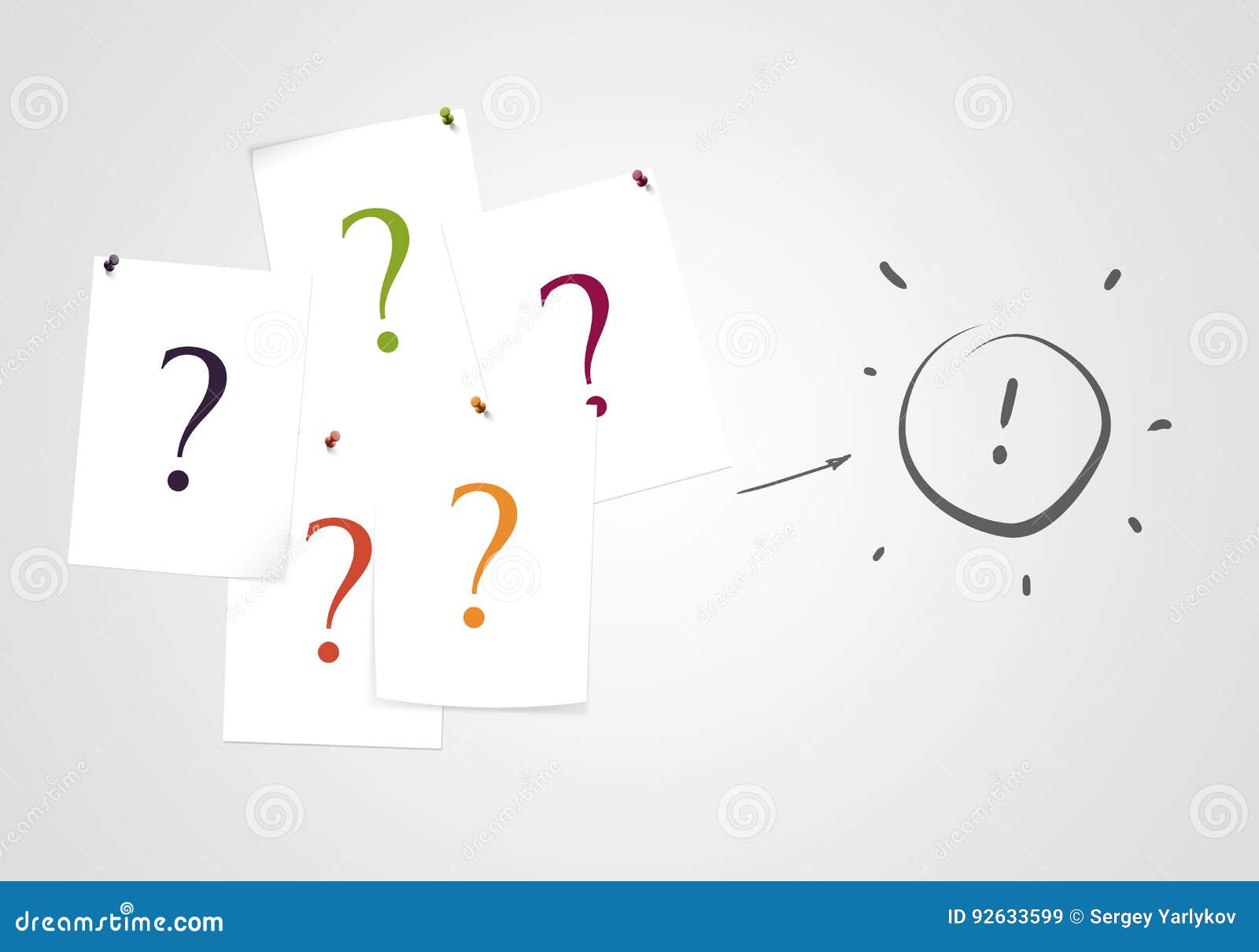 Man Answer Quiz Game With Answers Colorful Flat Cartoon Vector Man Answer Quiz Game With Answers Colorful Flat Cartoon Vector