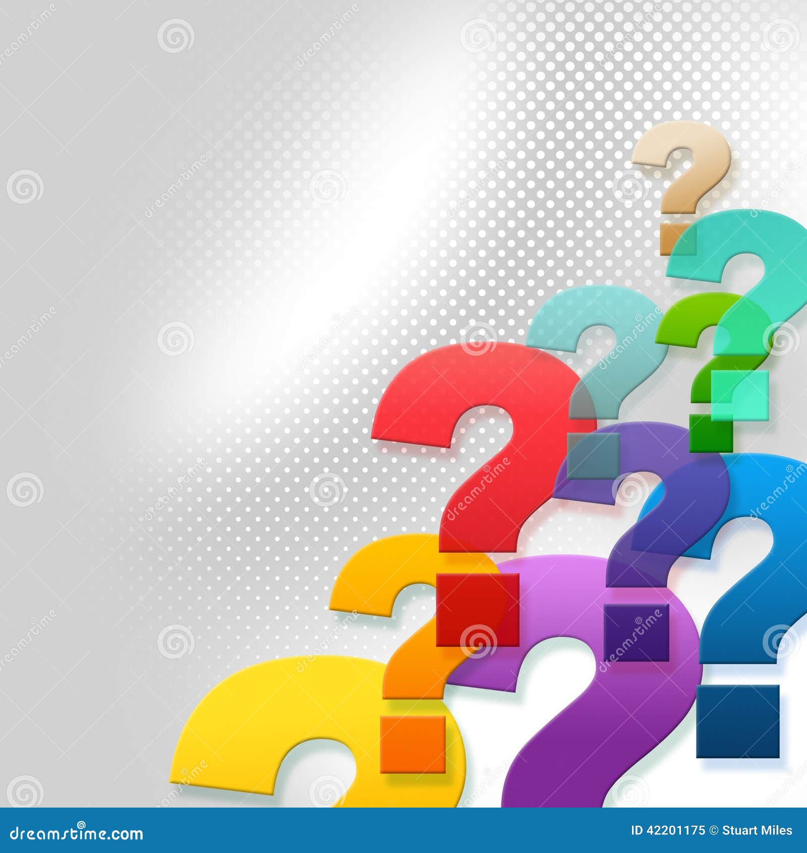 question marks represents frequently asked questions and answer