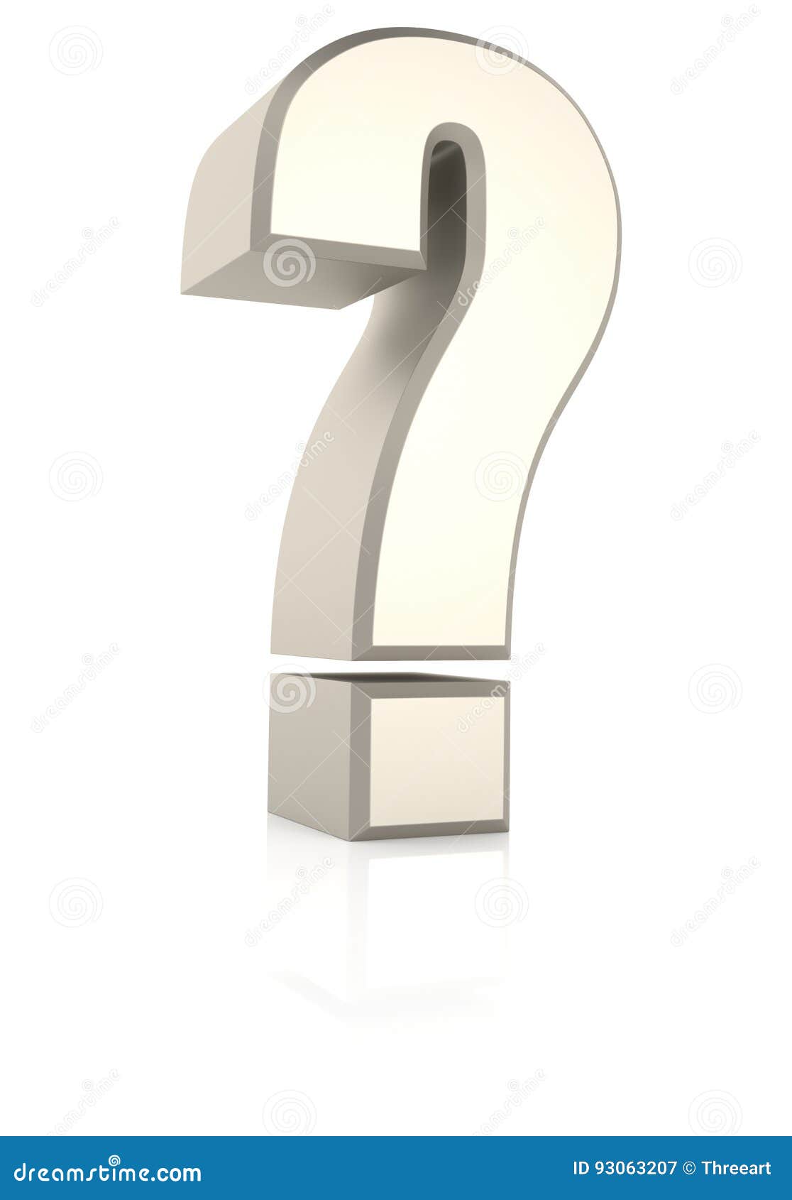 question sign ioslated on white background