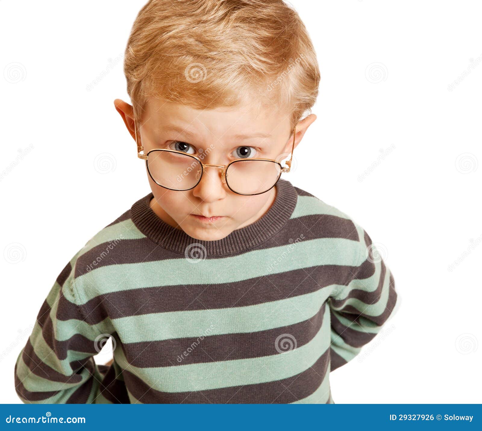 Questioning Looking Pretty Boy Portrait Stock Photo Image of portrait