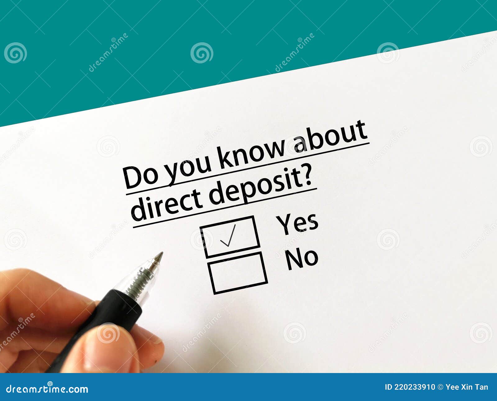 questionnaire about account