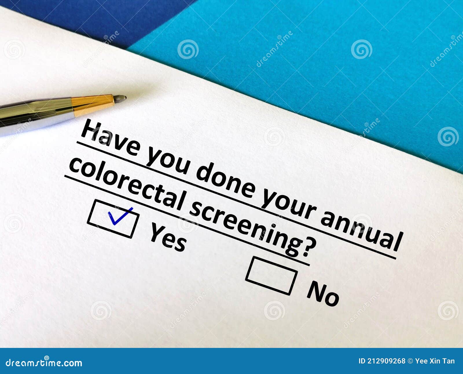 questionnaire about annual checkup