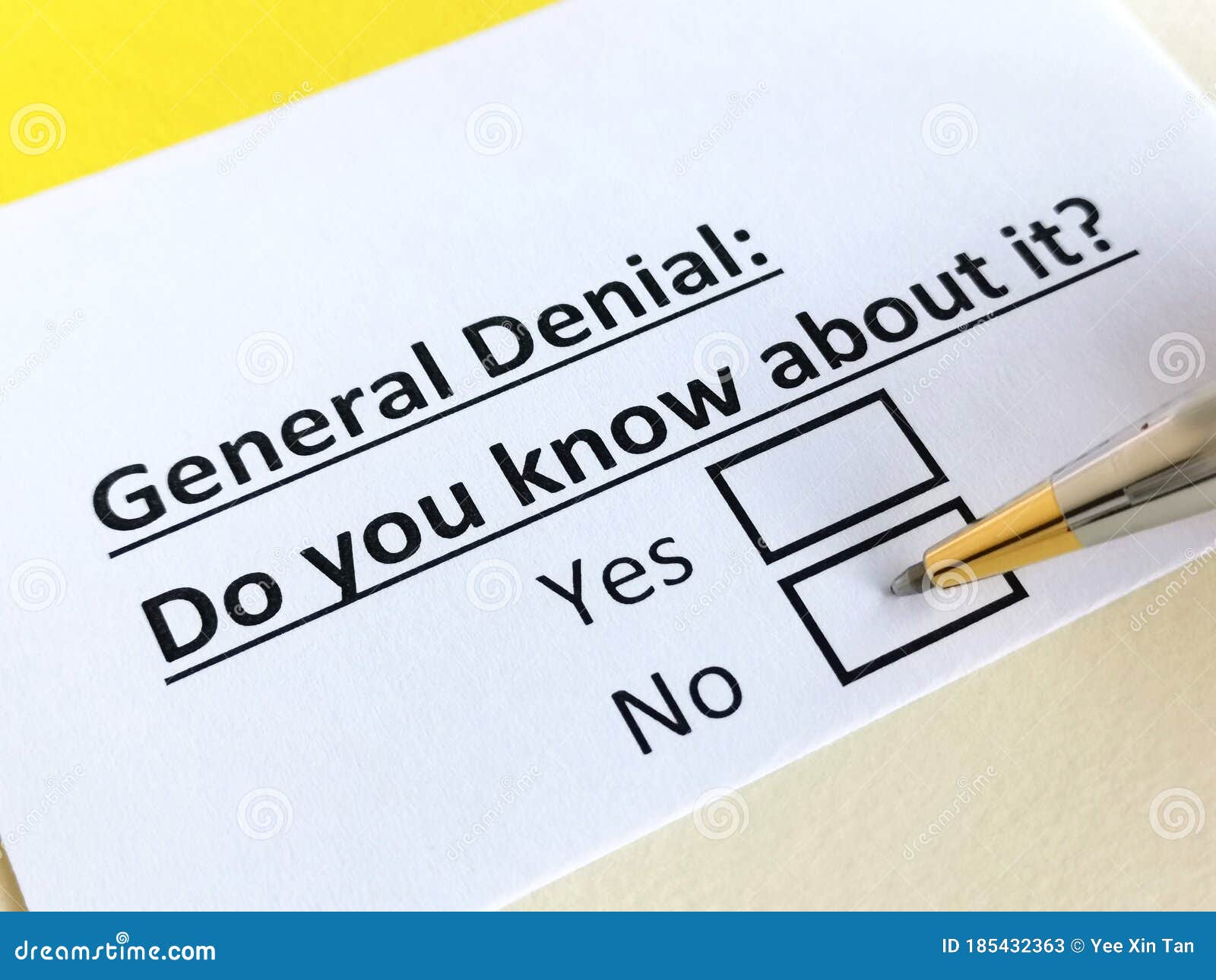 General Denial Stock Photos Free & RoyaltyFree Stock Photos from