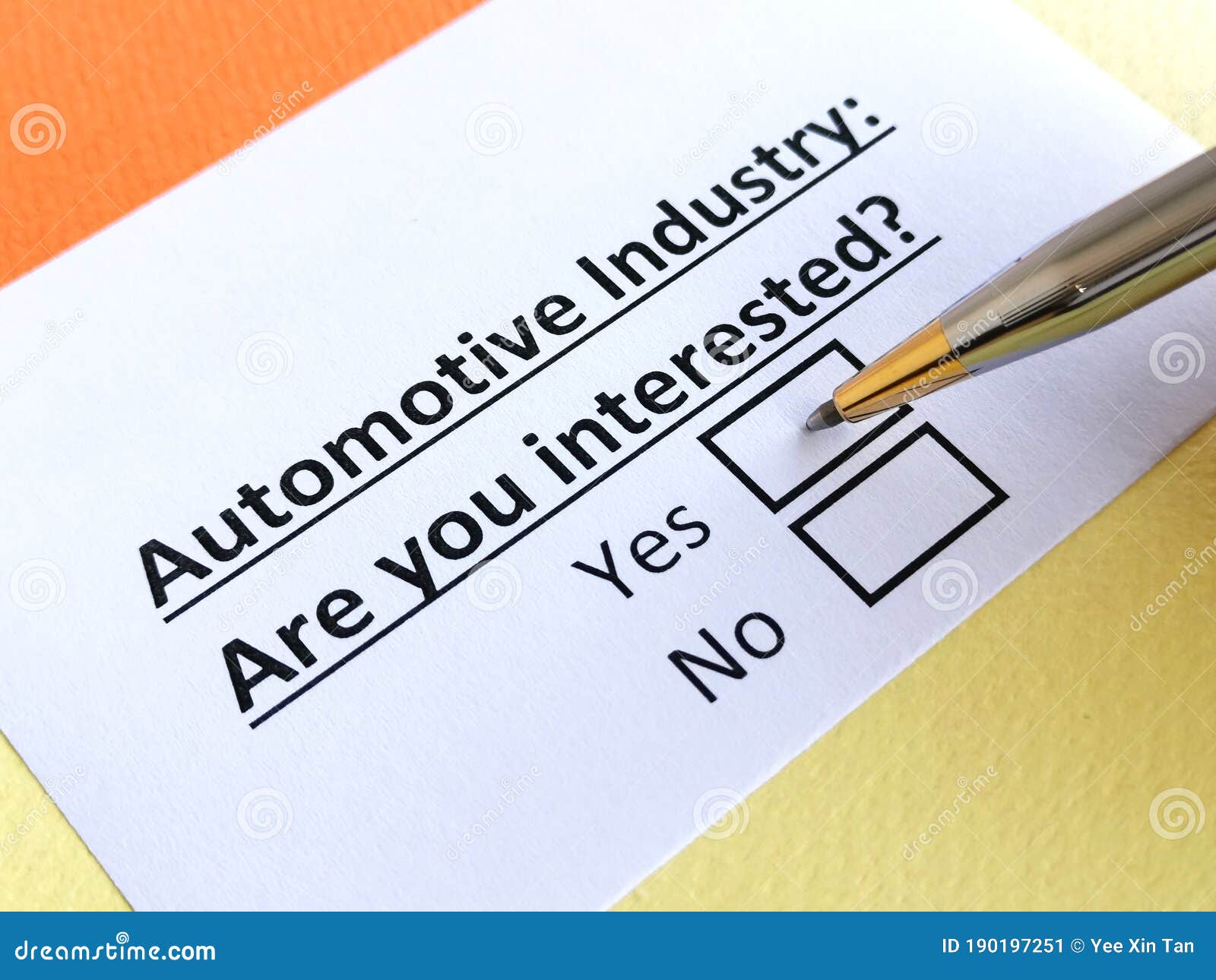 Questionnaire about Industry Stock Image Image of educate, question