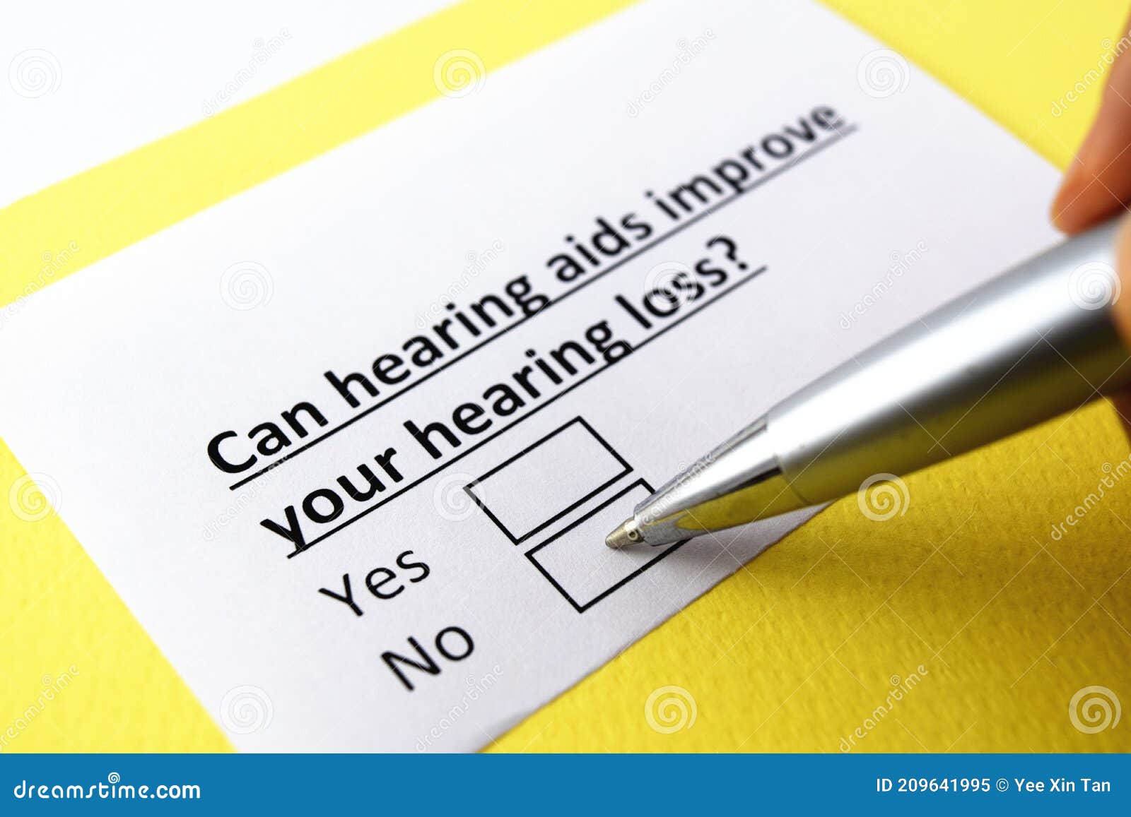 Questionnaire stock image. Image of aids, hearing, awareness 209641995