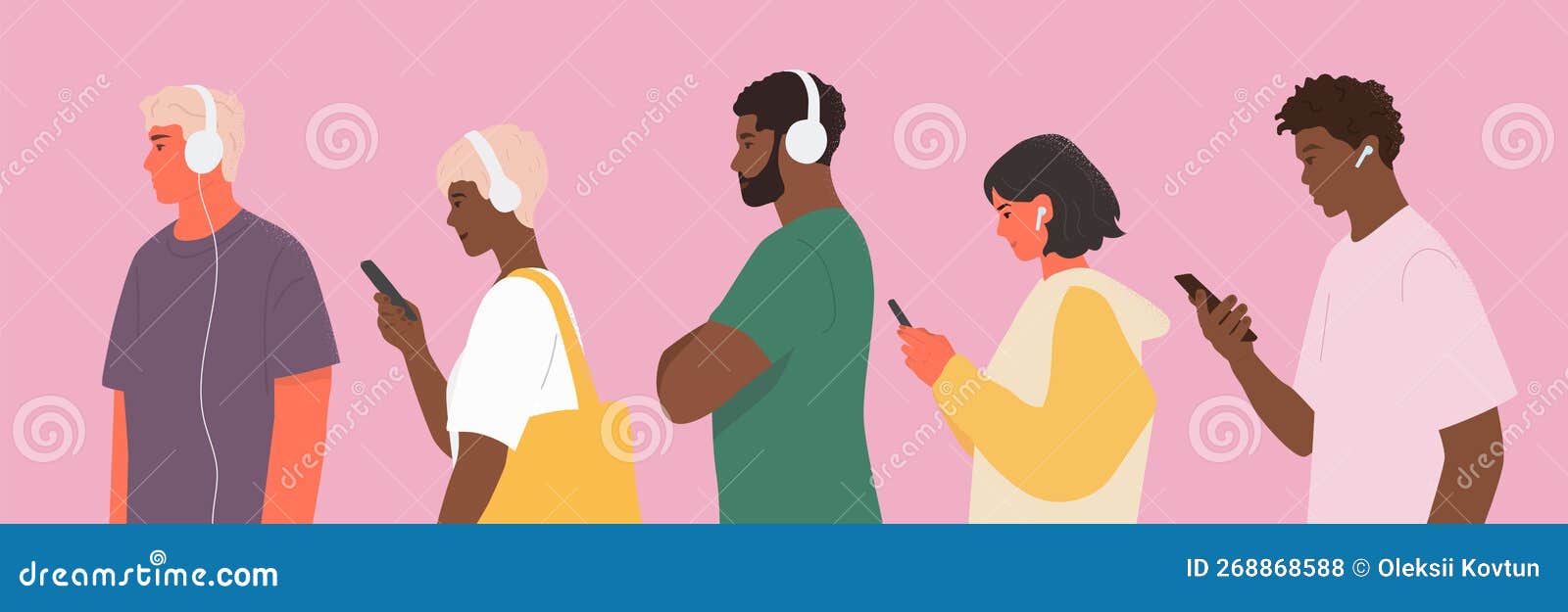 Queue, Group And Buyers Icons Set. Presentation Board, Augmented Reality And Teamwork Results