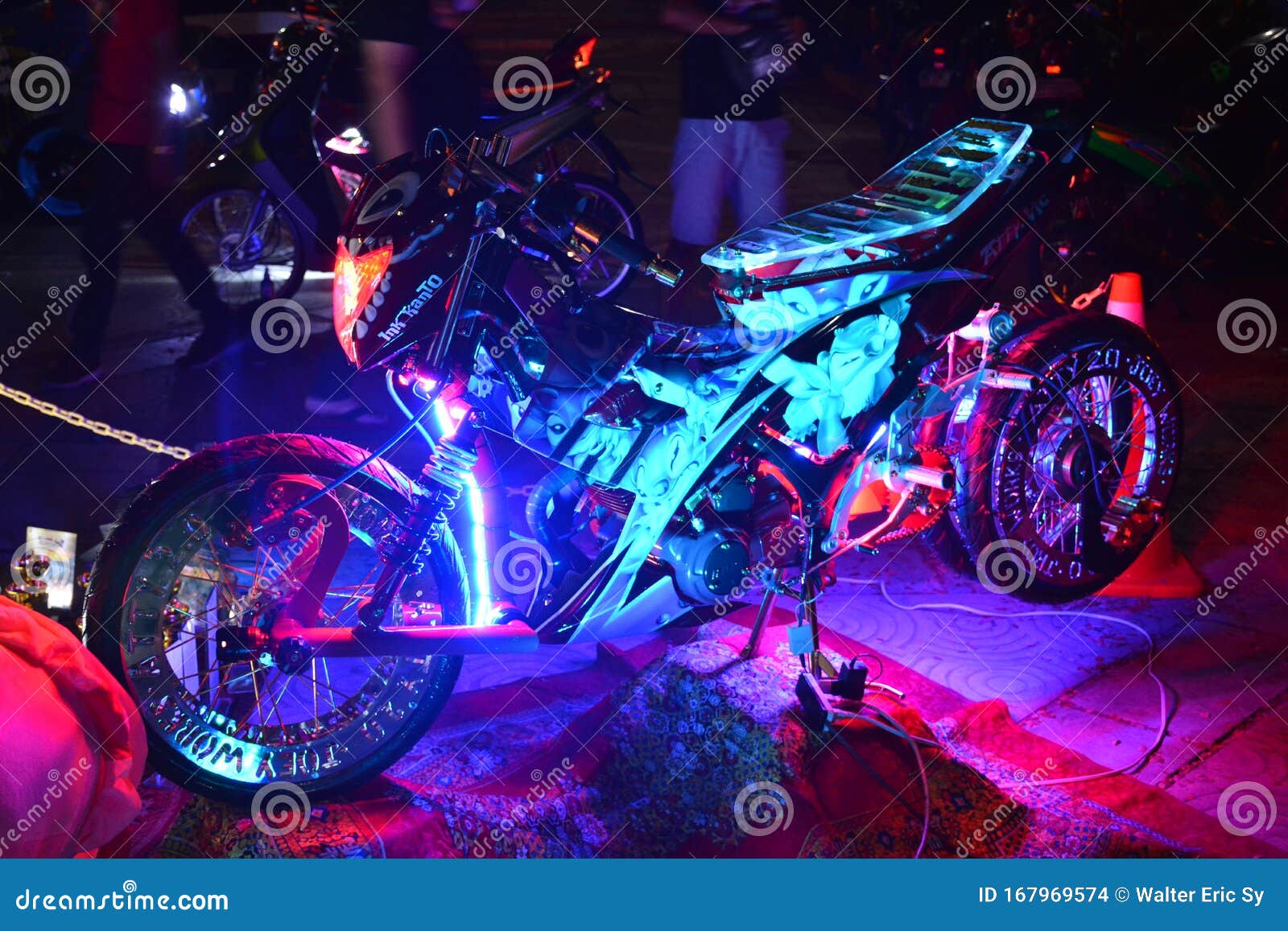 Customized Motorcycle At Bumper To Bumper Car Show In Pasay ...