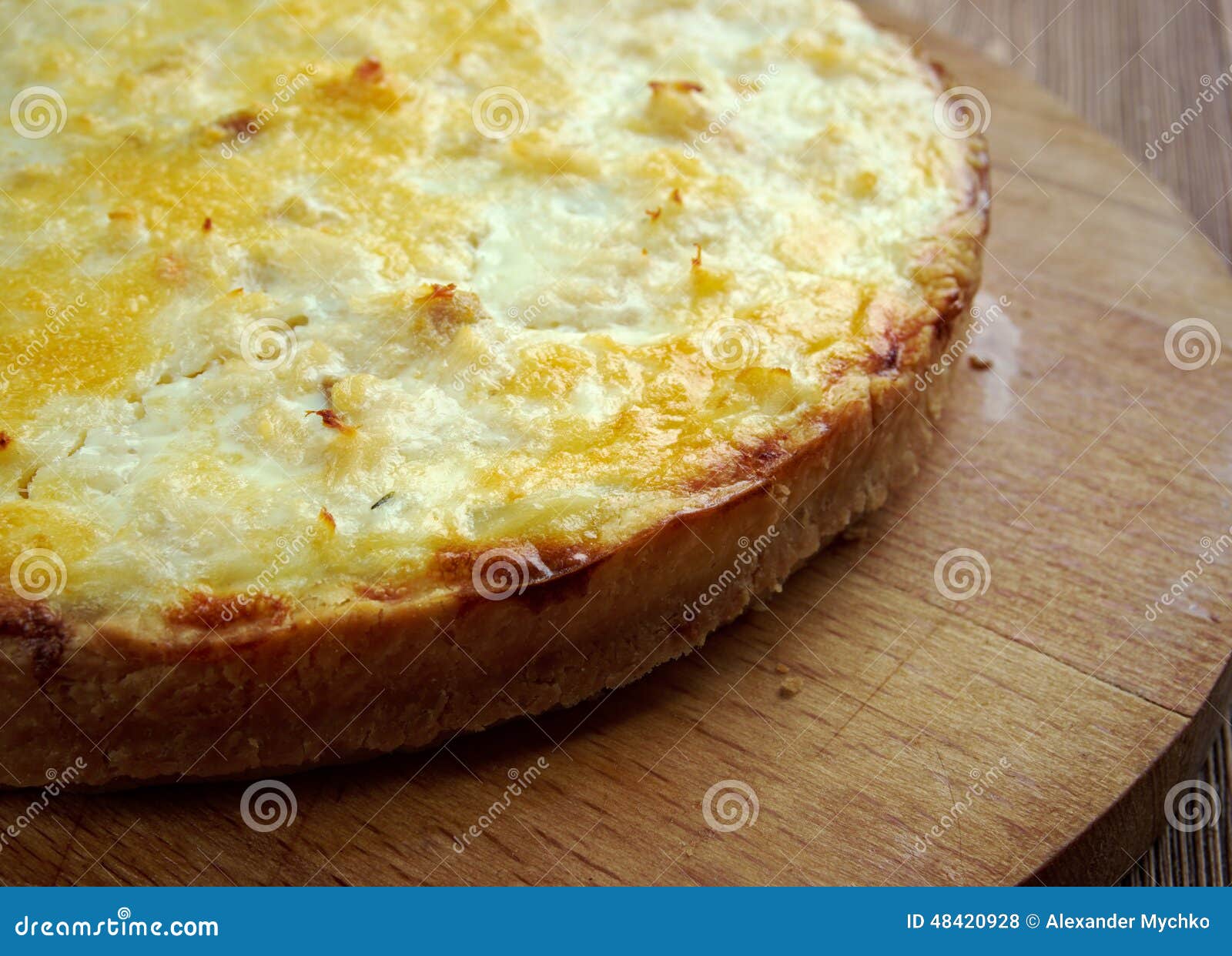 Quiche with cod stock photo. Image of french, sause, snack - 48420928