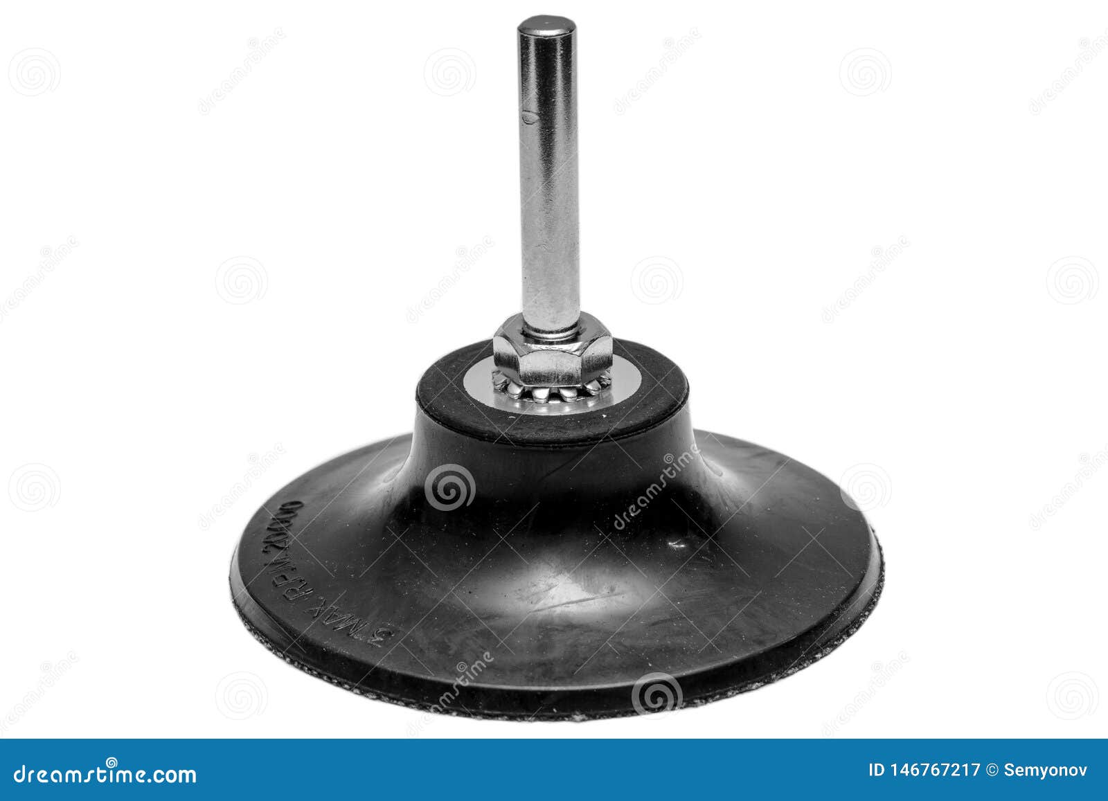 Quick Change Discs Holder on White Bsckgrounf. Roloc Holder Stock Image