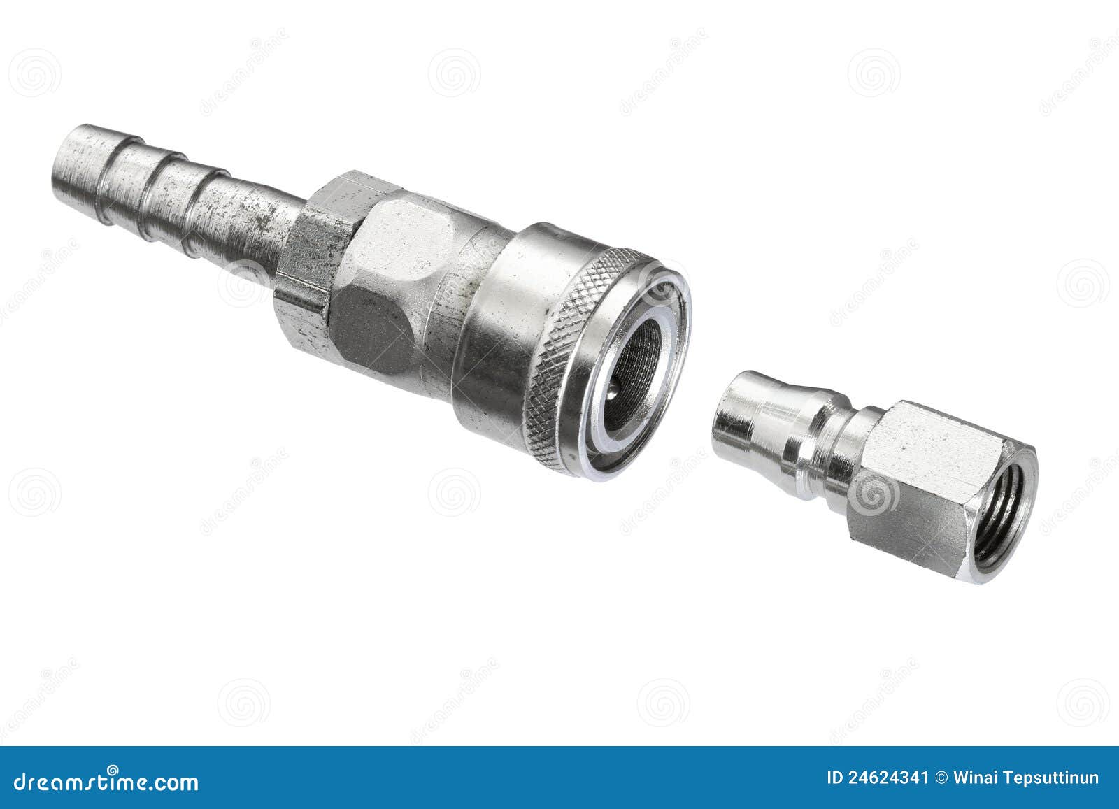 Quick coupler set stock image. Image of factory, repair 24624341